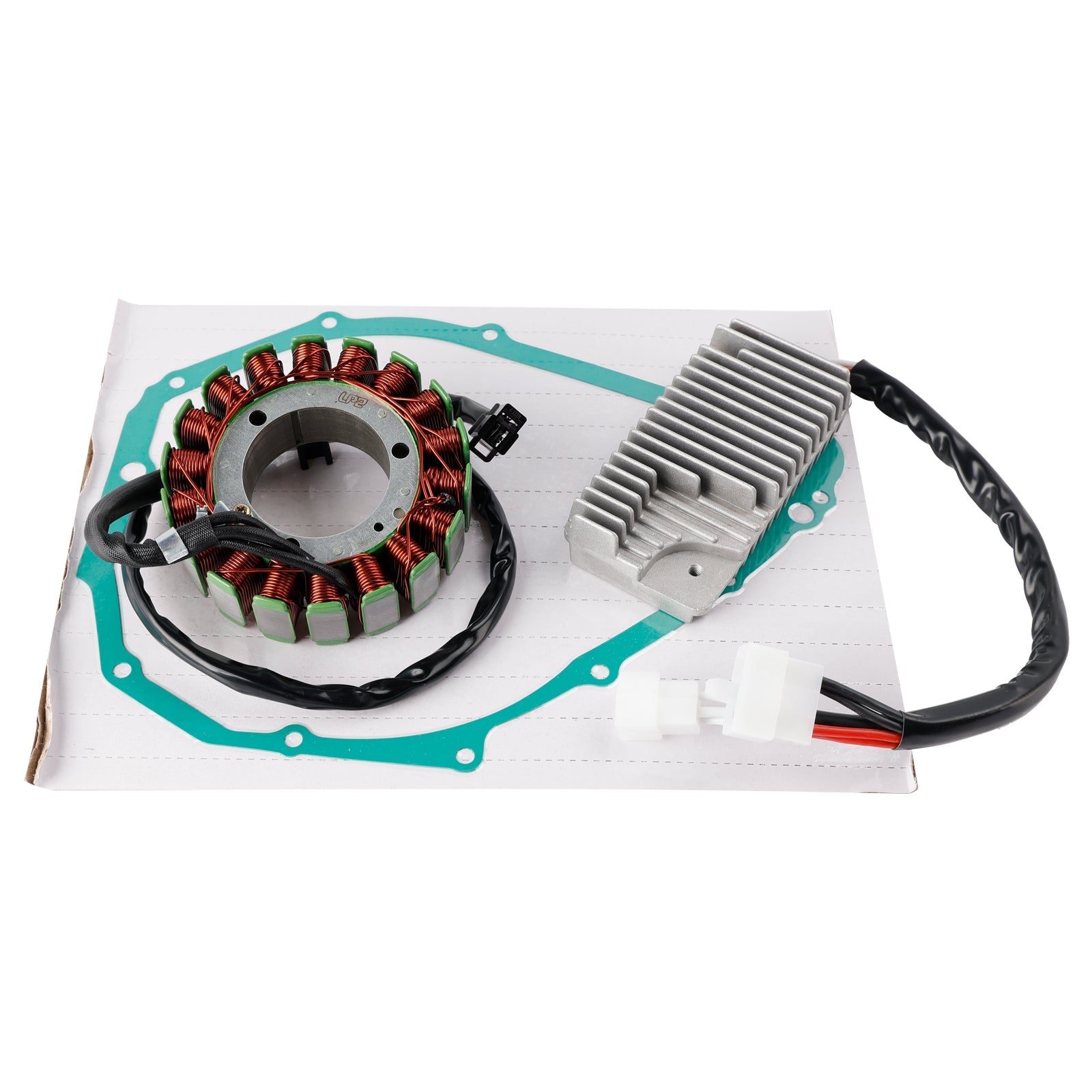 Regulator-prostownik i uszczelka stojana do Yamaha XVZ1300 Venture Royale (1983-1993) : 26H-81410-10 3JP-15451-00