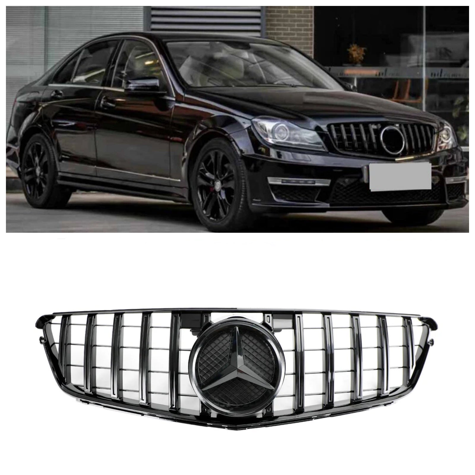 2008-2014 Benz klasy C W204 Kratka przedniego zderzaka C300 C350 GTR