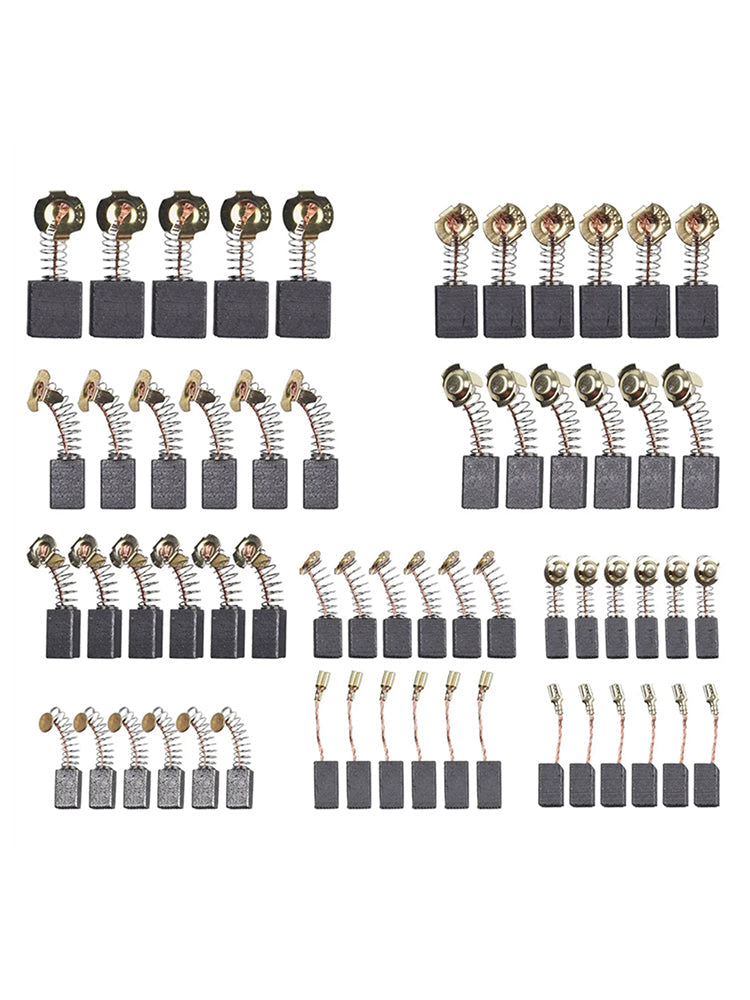 Set 60 rezervnih metlic za električni motor, 10 velikosti, za električna orodja