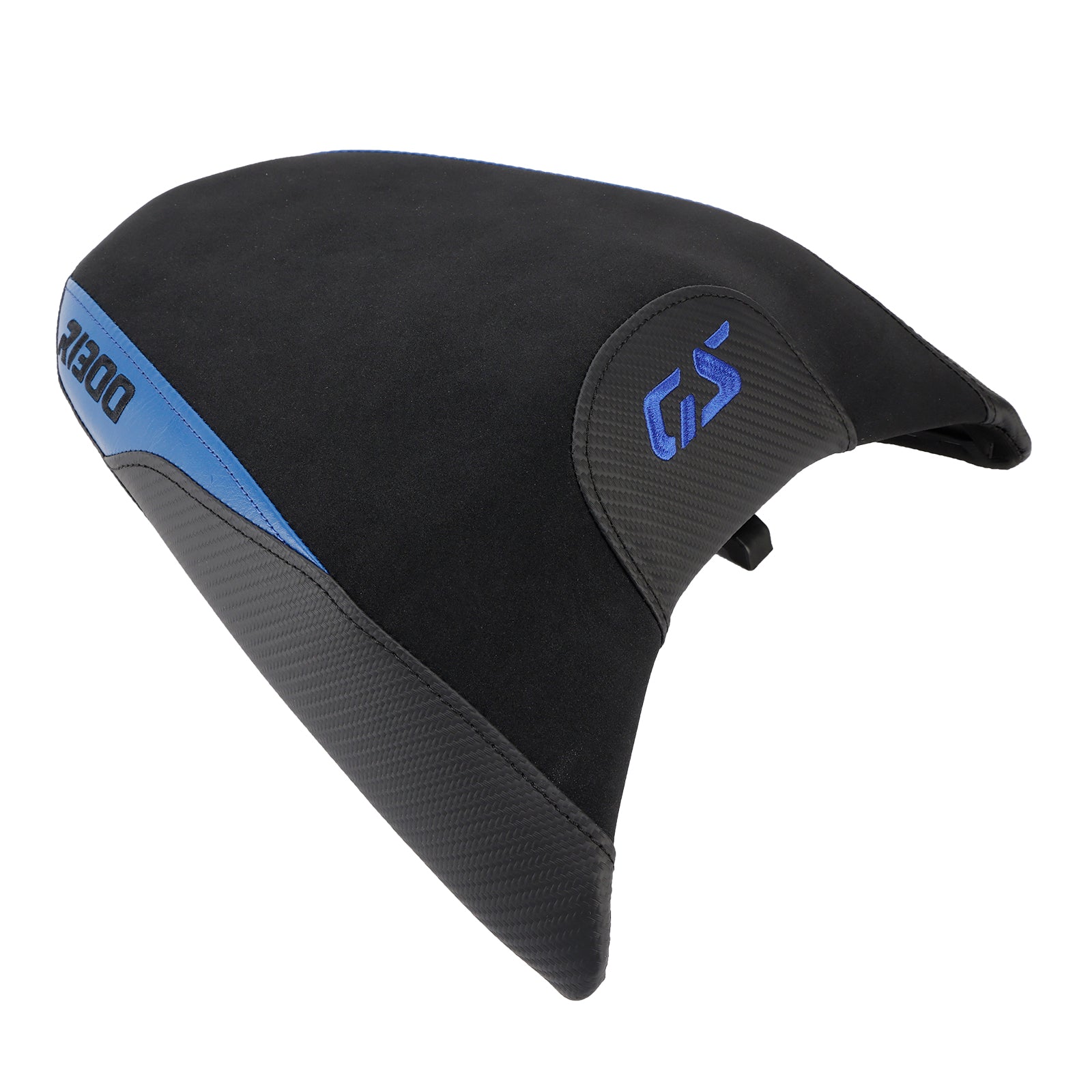 Coussin de siège passager arrière plat en polyuréthane bleu et blanc pour BMW R1300Gs (2024-2025)