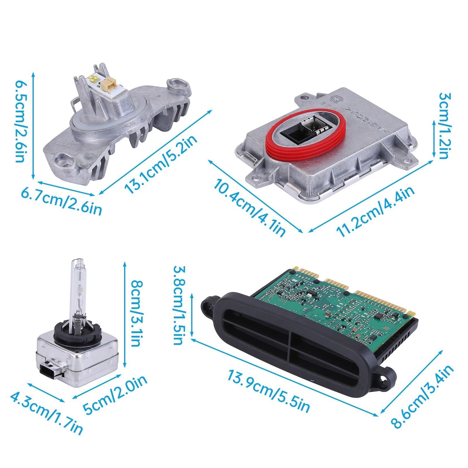Adaptieve Xenon Ballast Controle Module Kit voor BMW 3 Serie 320i 318d 335i 2011-2015