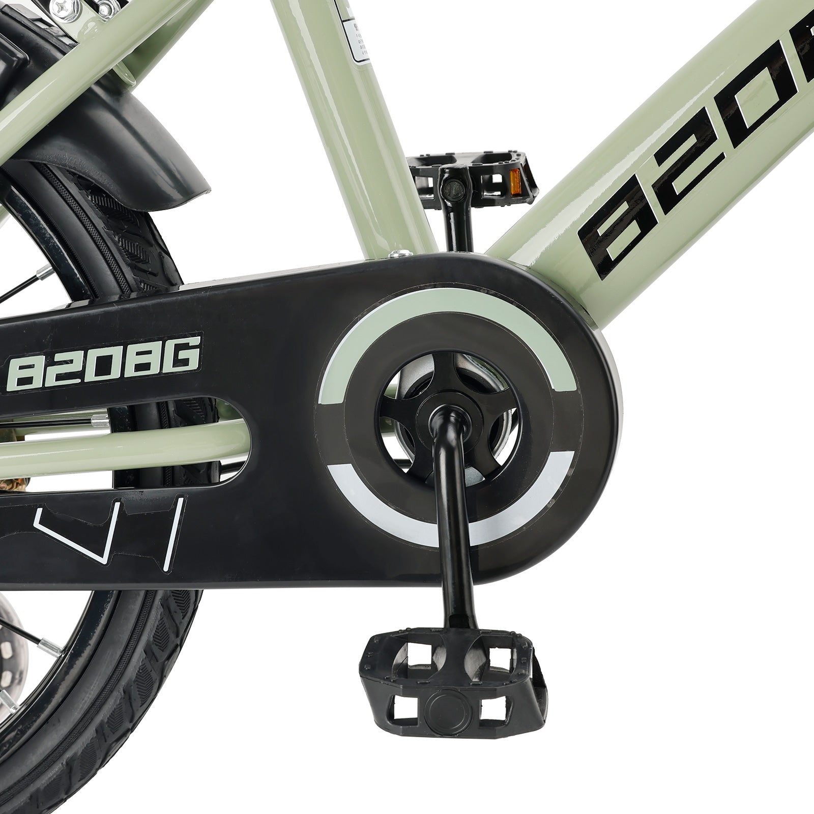 Vélo BMX Junior 18" - Sécurité Maximale (Roulettes, Boîtier de Chaîne, Freins Av/Ar) - 7-9 Ans