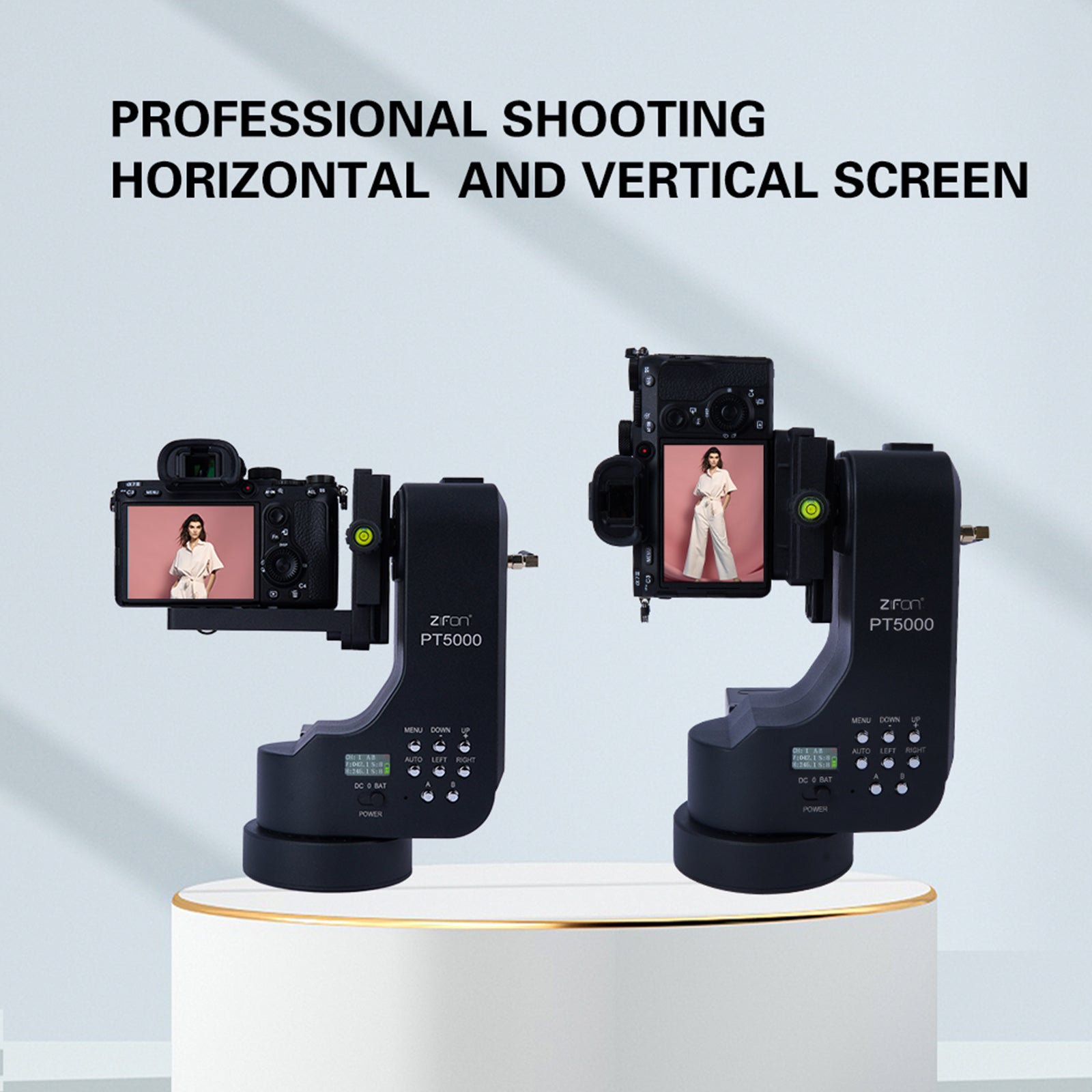 PT-5000 Platforma za kamero Electric Cloud Platform Double Ax Micro SLR Telefon