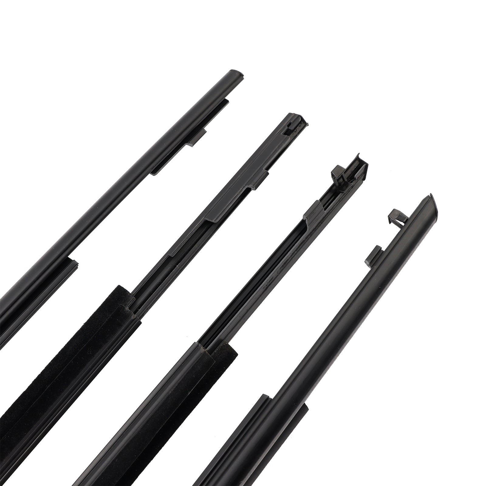 Bande d'étanchéité extérieure pour ceinture de porte en verre, 4 pièces, pour Toyota Prius 2010-2015