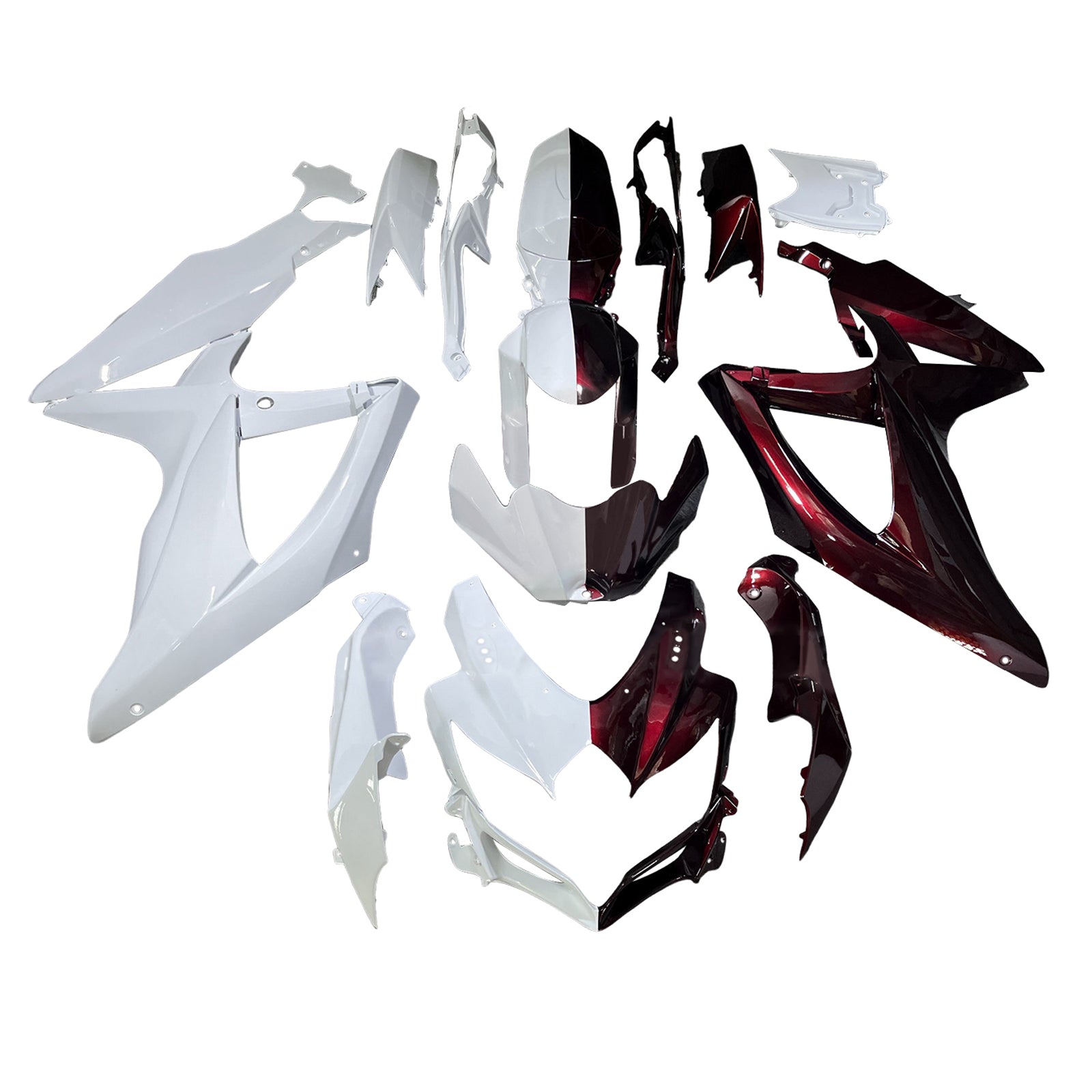 Kit shareling iniettato in plastica ABS per Suzuki GSXR 600/750 2008-2010 K8