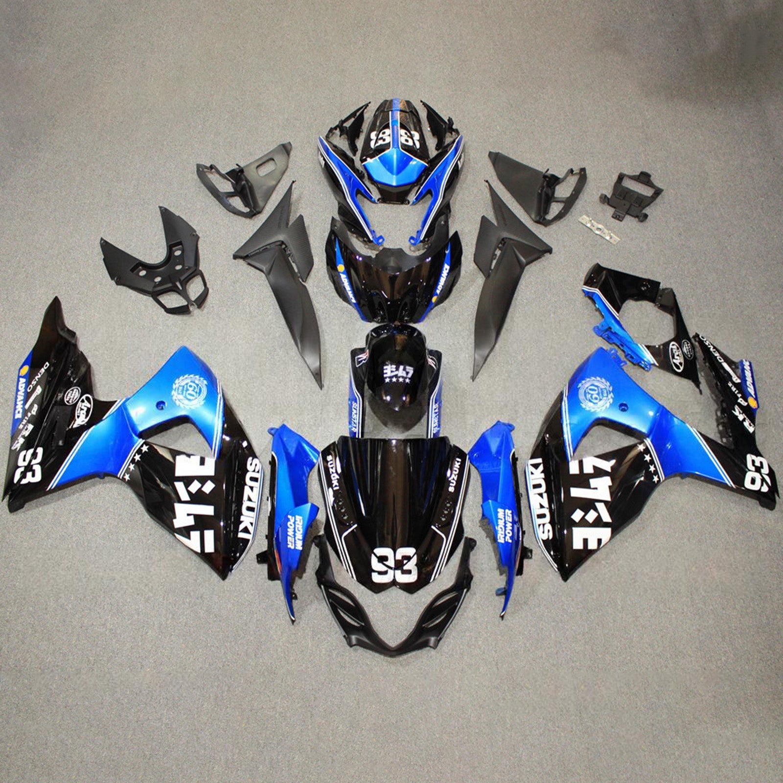 Kit de carénage injecté en plastique ABS pour Suzuki GSXR1000 2009-2016 K9