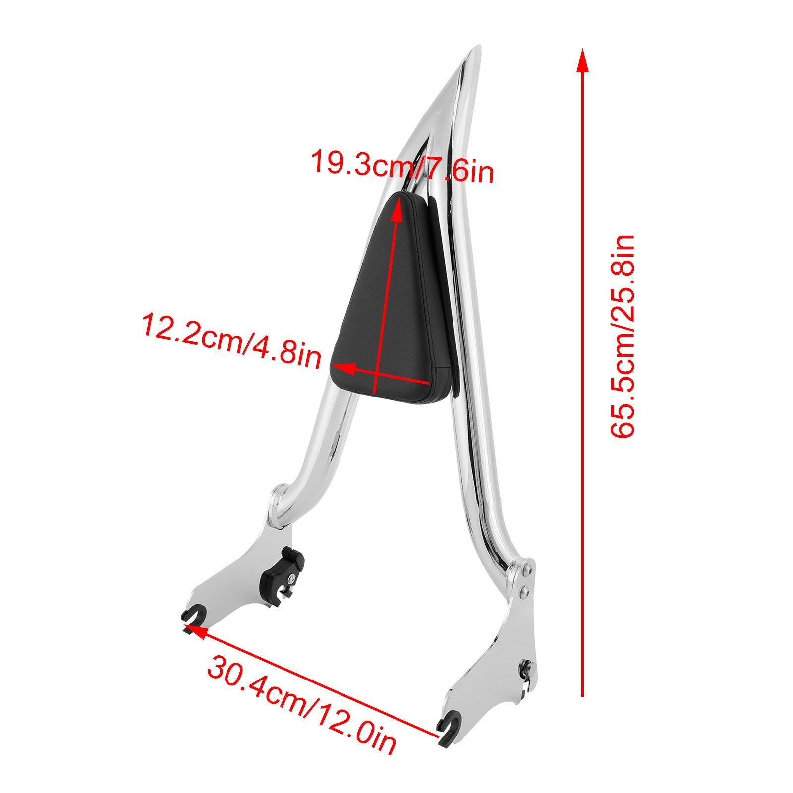Dossier Sissy Bar passager pour Road King Street Glide Road Glide 1997-2008