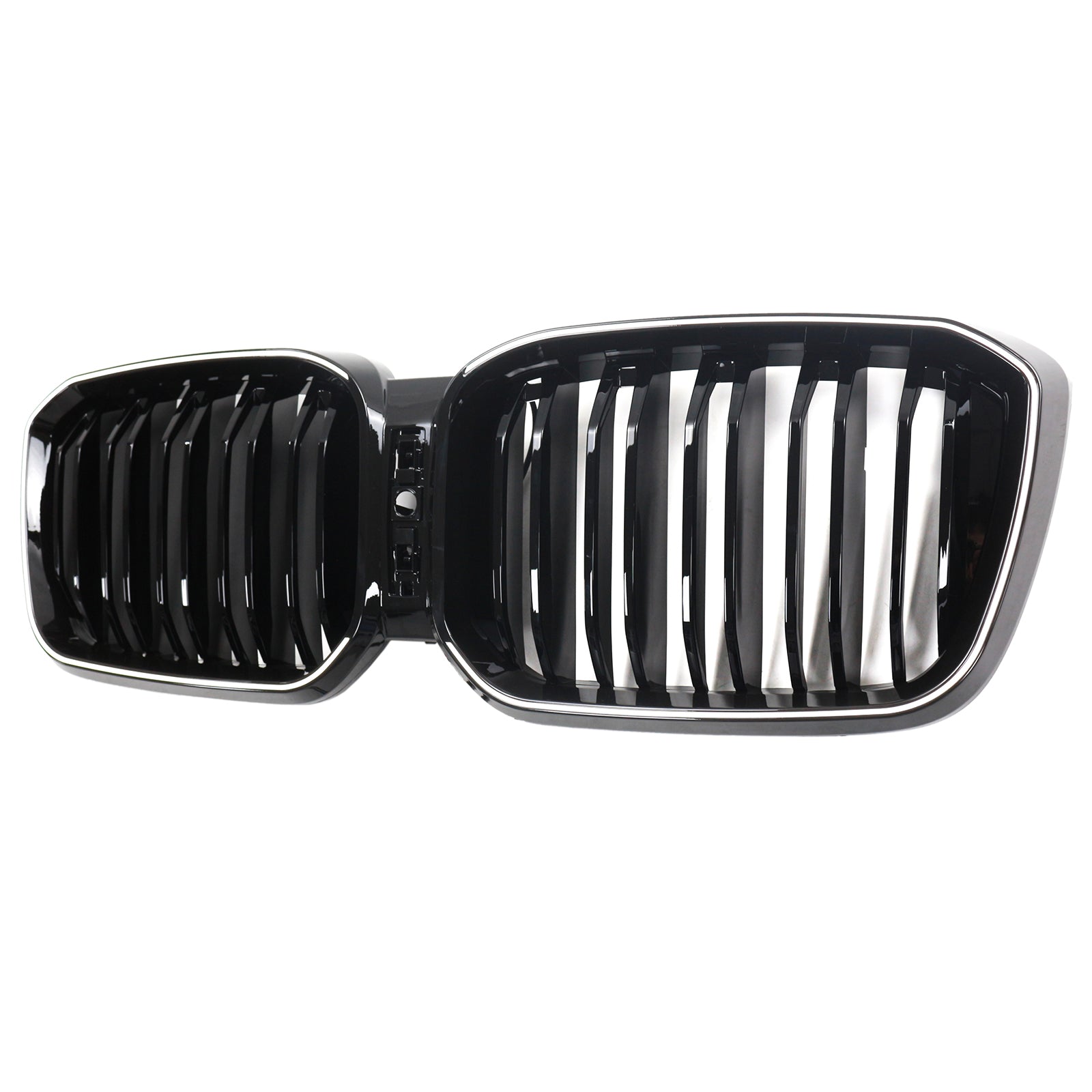 Grille de pare-chocs noire brillante à double lamelles pour BMW X3 G01 X4 G02 2022-2025