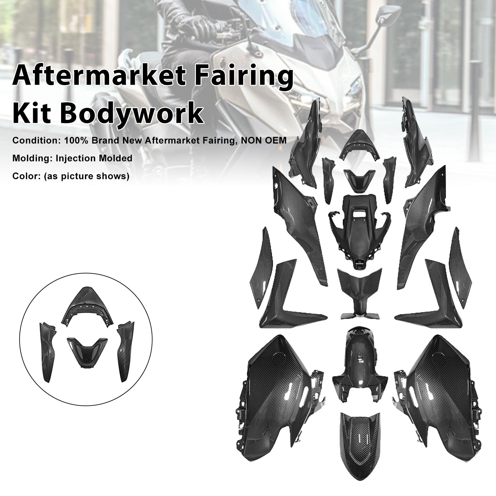 Kit de carénage d'injection pour Yamaha TMAX560 (2025-2026)
