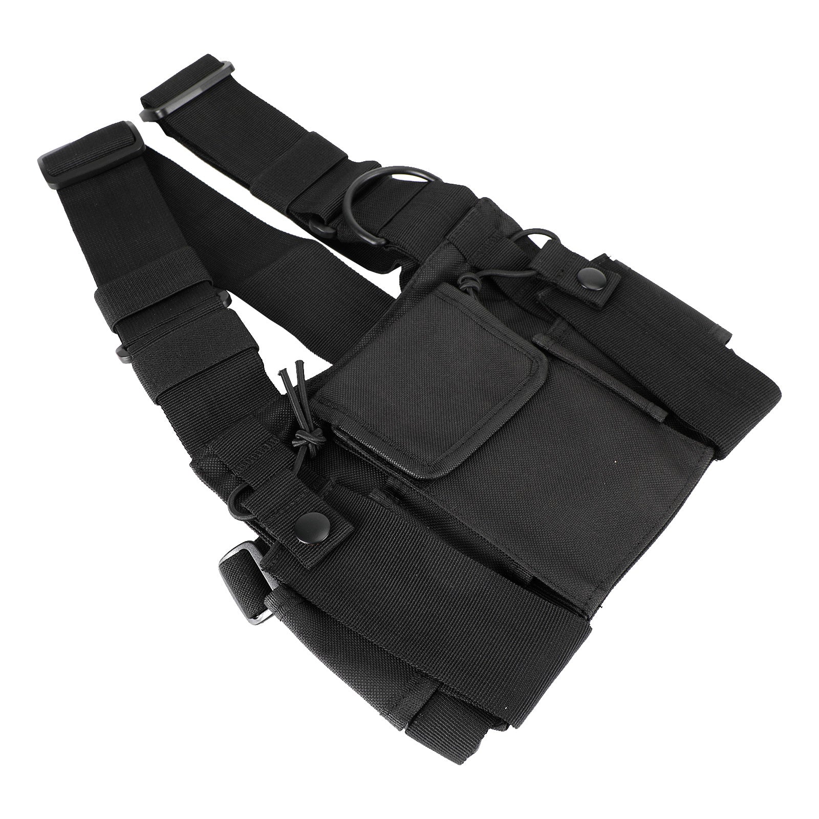 Field Operations Radio Neuf Tactical Multifonctionnel Poitrine Harnais Sac