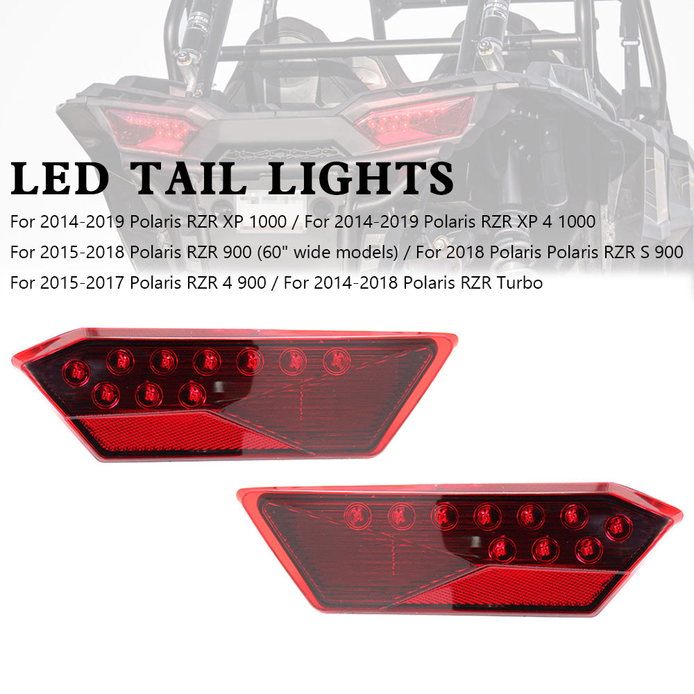 Voor Polaris RZR Turbo 1000 XP 900 S 2014-2019 Achterlichten LED 2412341 2412342