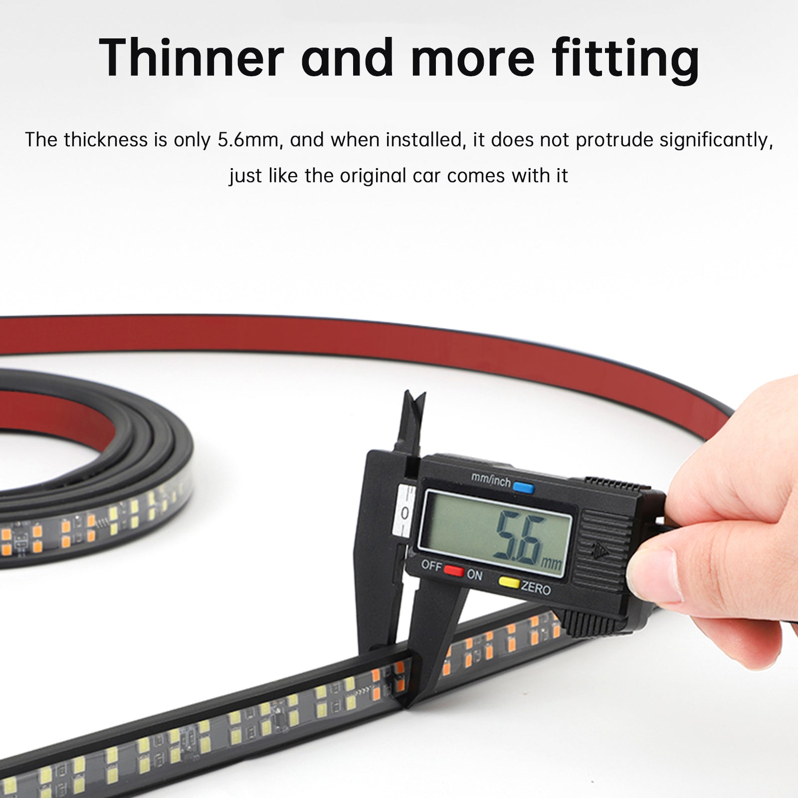 Tiras de luz LED bicolor para escalones laterales de camioneta