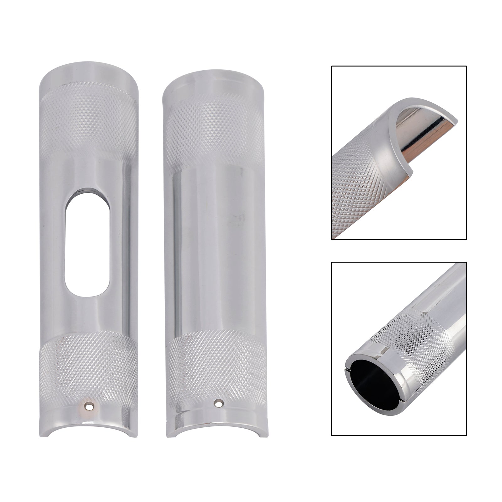 Kromirani krmilni adapter s premerom od 1" do 1,25" za Dyna Road Glide Road King