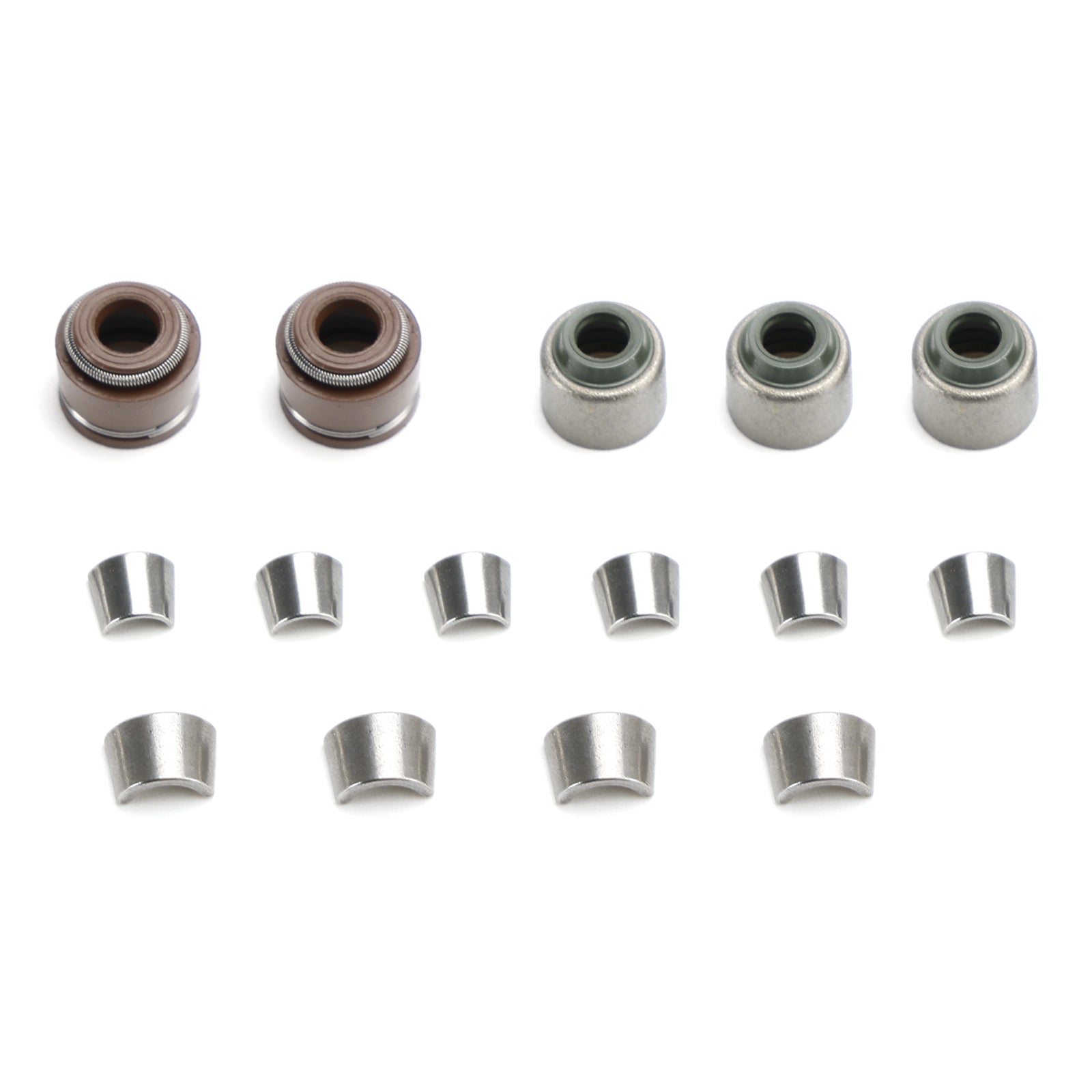 Válvulas de admisión y escape con juntas para Yamaha YFZ450R 2009-2023 5TA-12111-00 1WG-12118-00