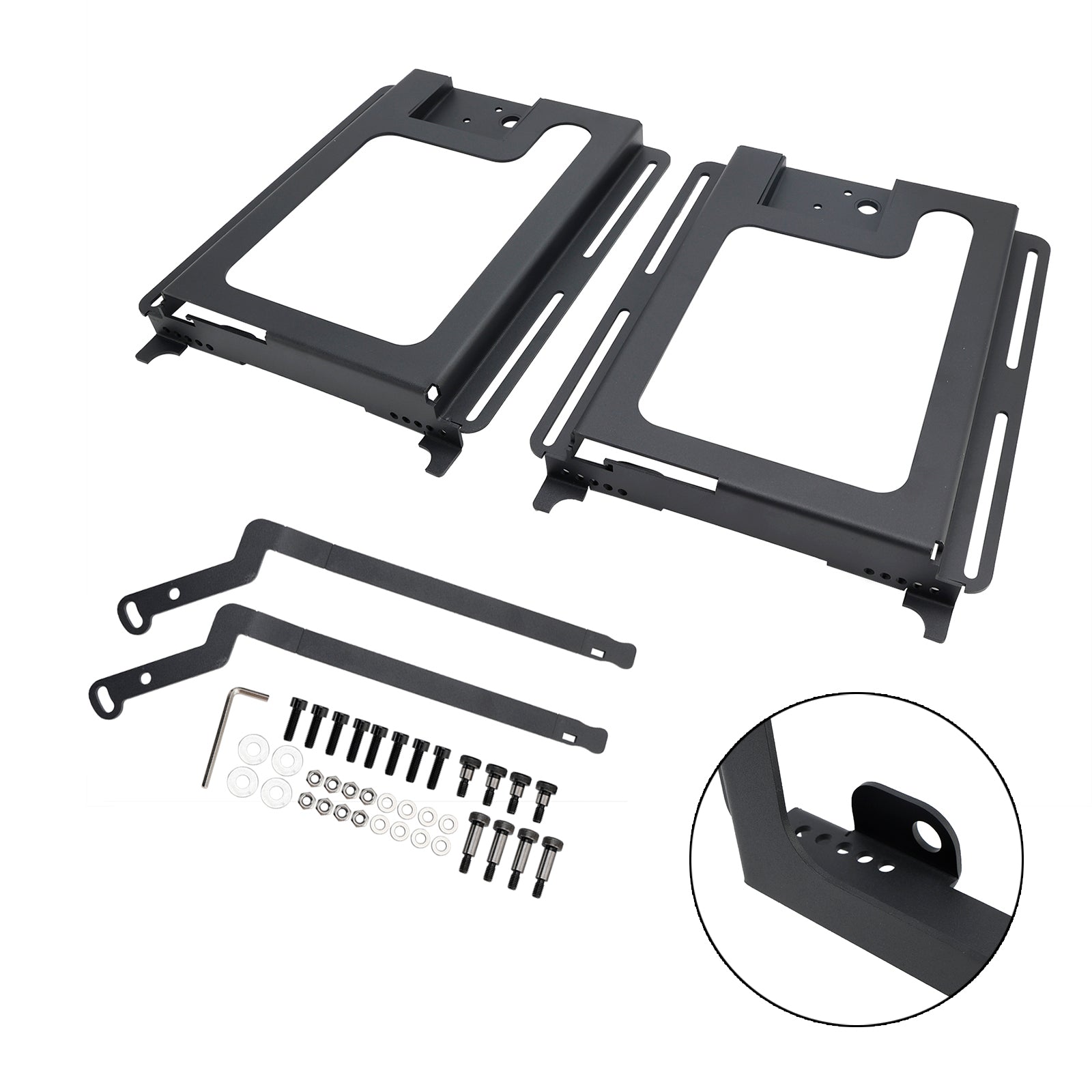 Ensemble de 2 bases de siège inclinables inférieures compatibles avec Polaris RZR 800/900 1000 XP Turbo RS1