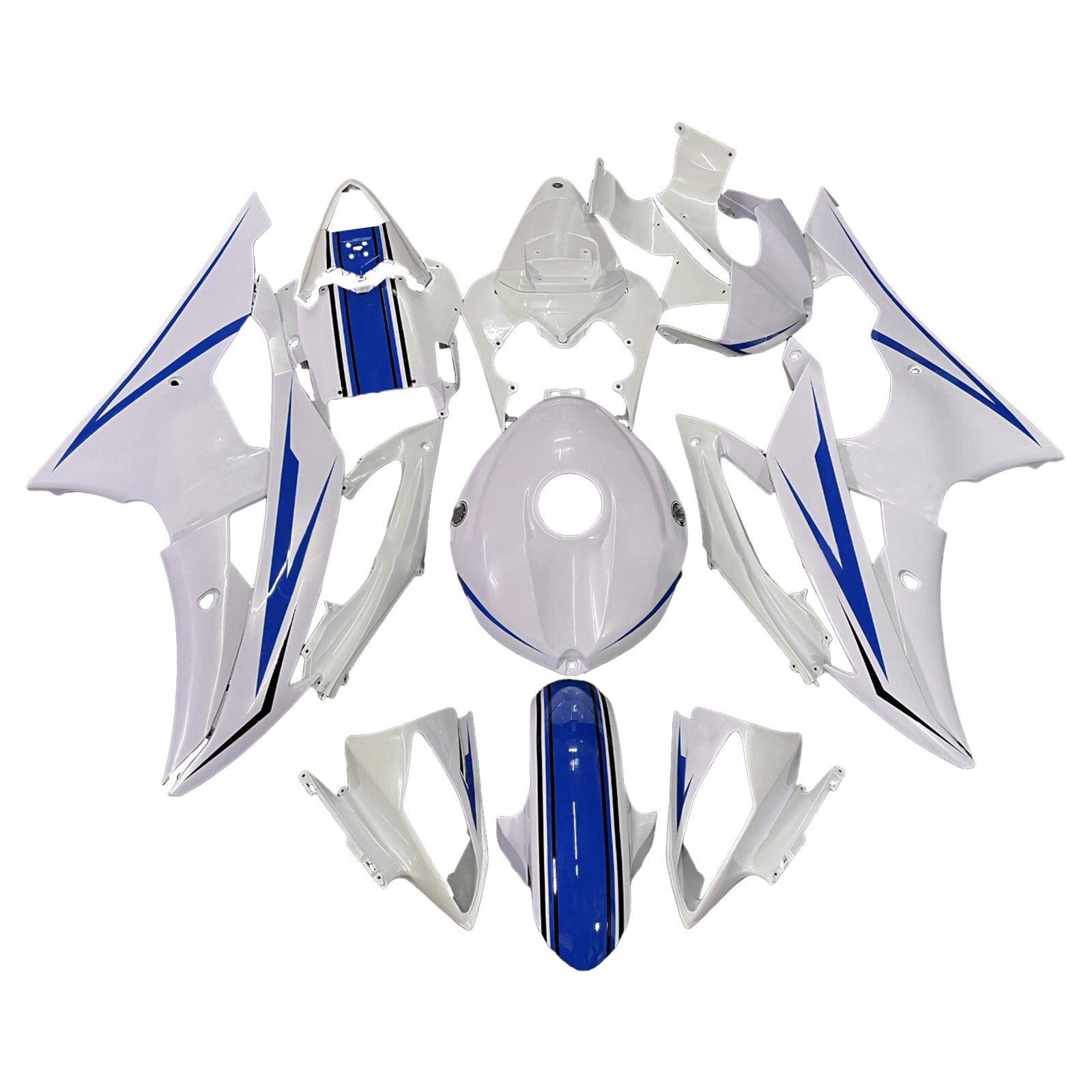 Komplet oklepa iz ABS plastike za Yamaho YZFR6 YZF-R6 2008-2016