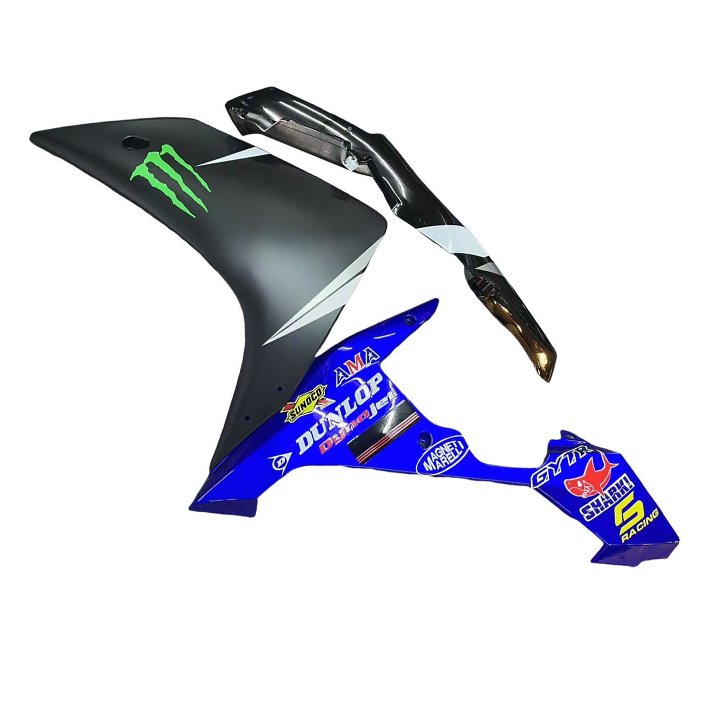 Injektiotapapakkaus Konttien muovinen abs sopii Yamaha YZF-R1 2007-2008