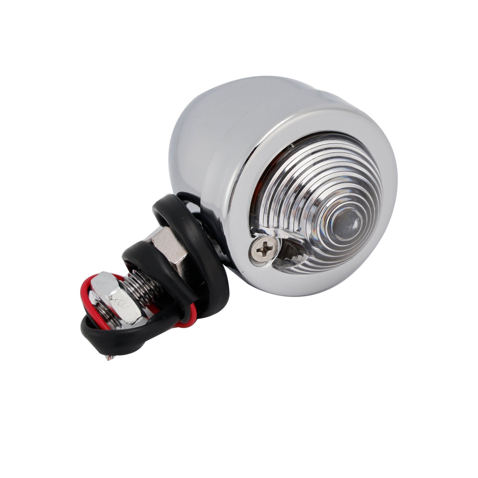 Gepersonaliseerd verchroomd chroom mistlicht, compatibel met racer-, bobber- en chopper -modellen, N ° D19