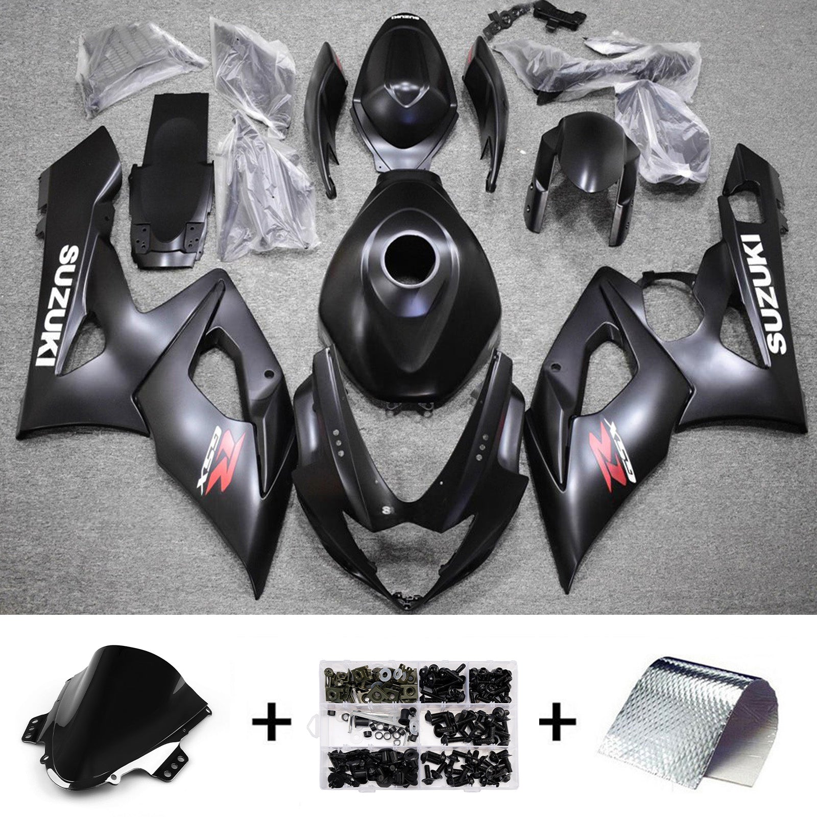 ABS-muovinen ruiskutettu suojasarja Suzuki GSXR1000 2005-2006 K5
