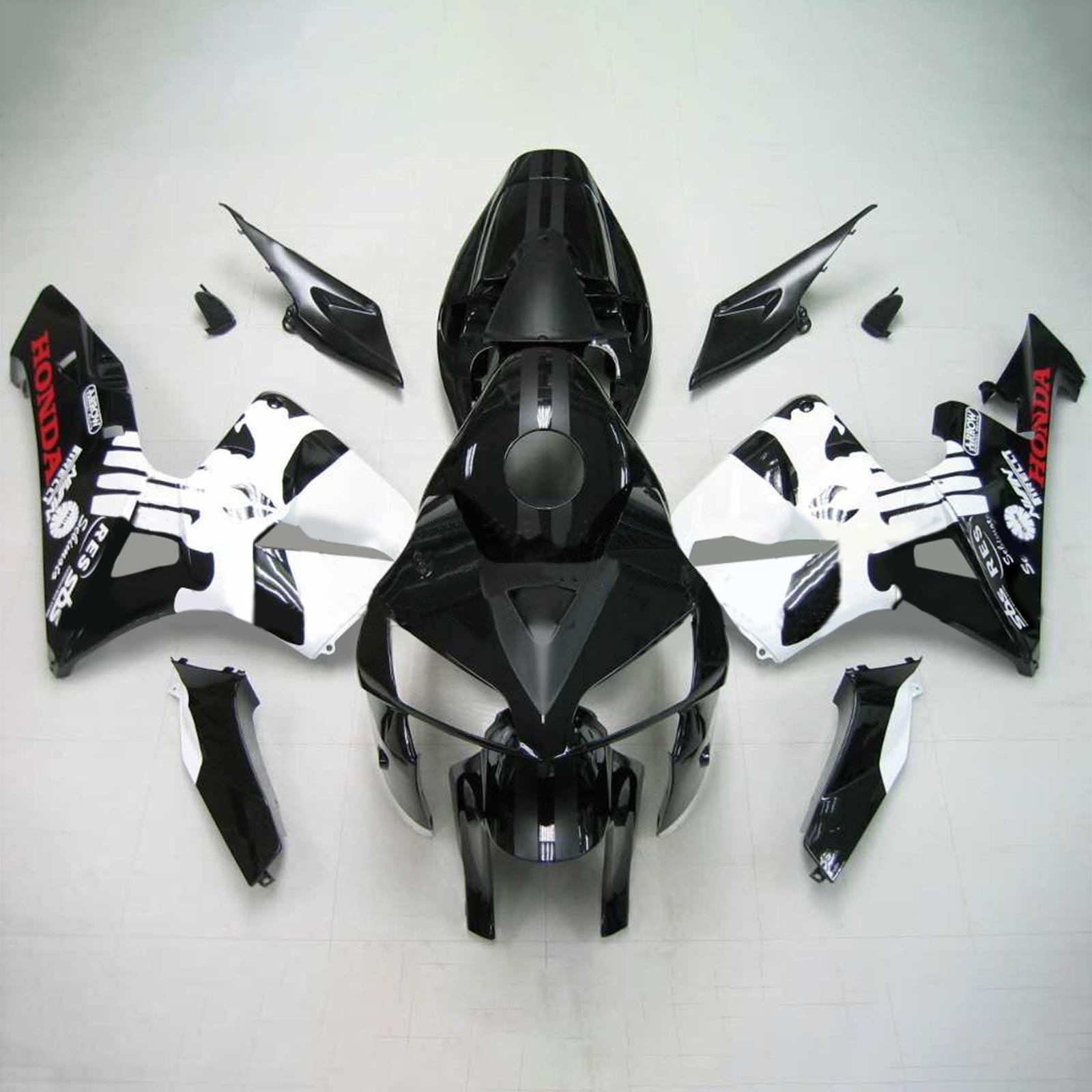 Zestaw owiewek z wtryskiem tworzywa sztucznego ABS do Hondy CBR600RR 2005-2006 F5