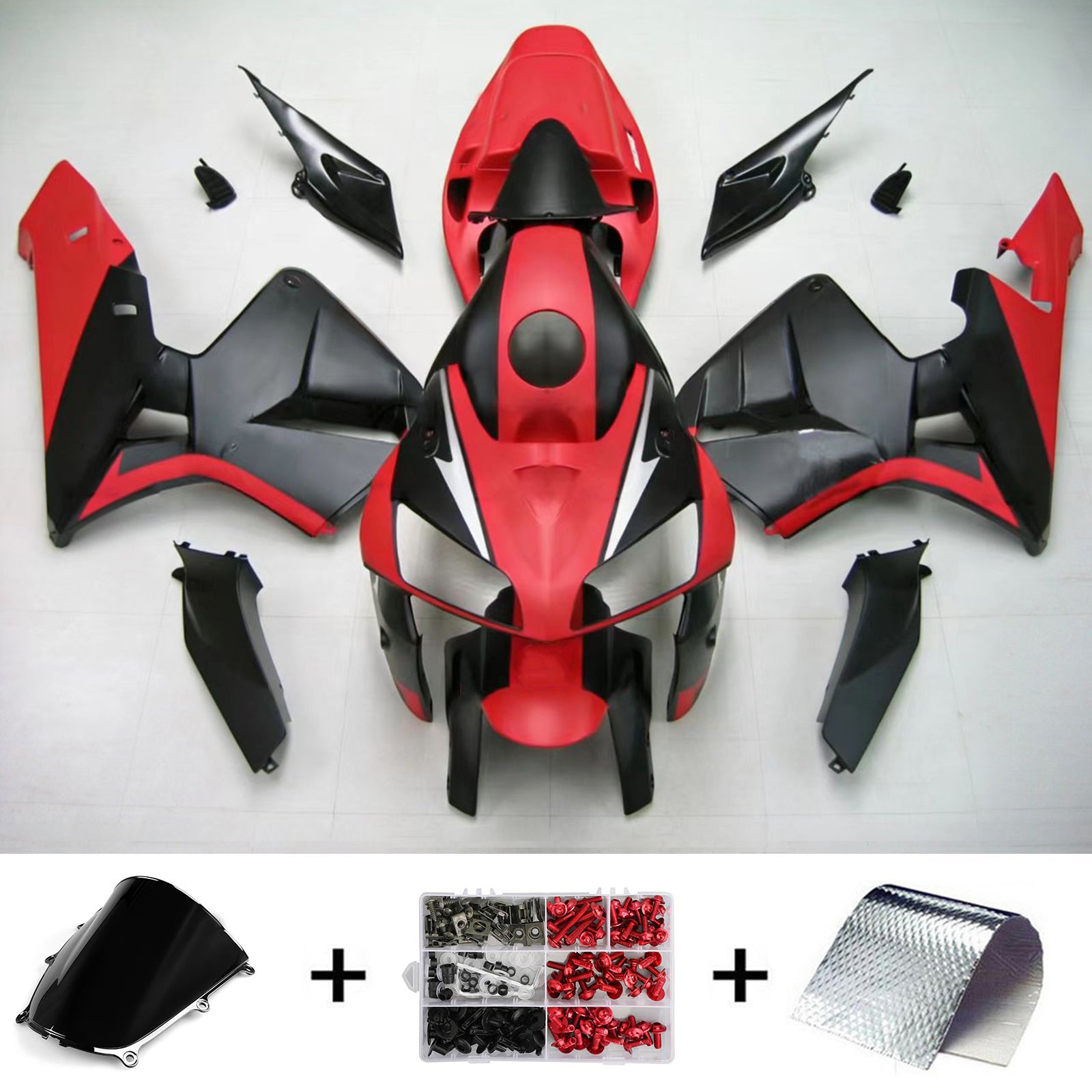 Kit de carénage par injection, carrosserie en plastique ABS pour Honda CBR600RR 2005-2006 F5
