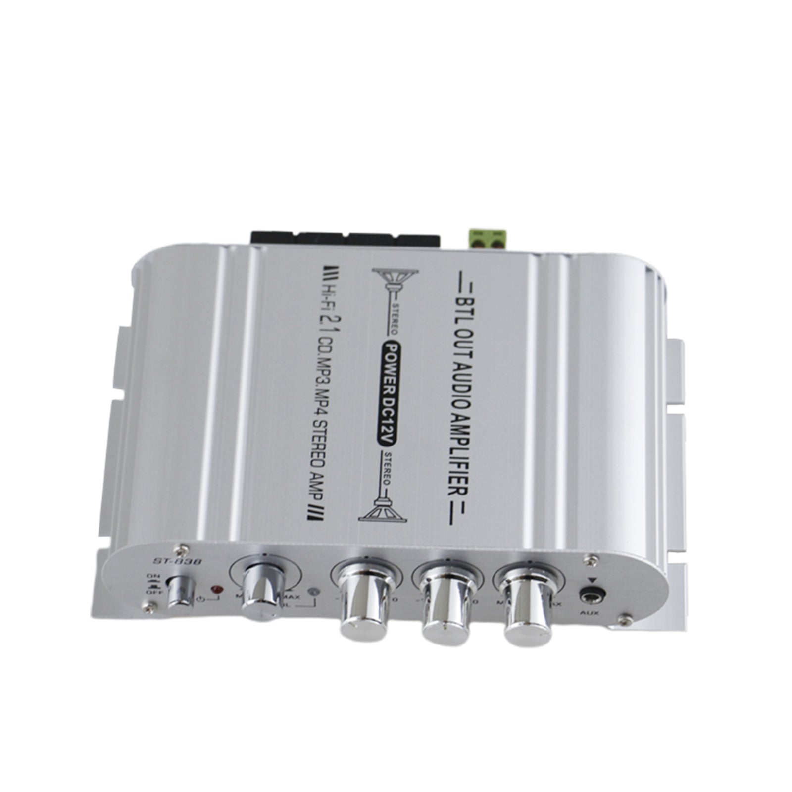 12V 2,1 kanali 400 vatov avto stereo mp3 radio booster hifi radio