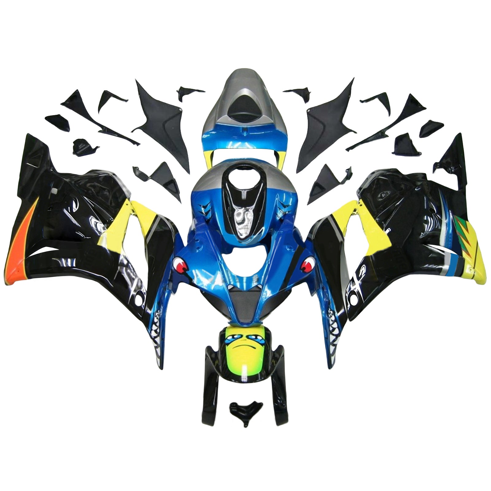 Kit carenatura iniezione plastica ABS per Honda CBR600RR 2009-2012 F5