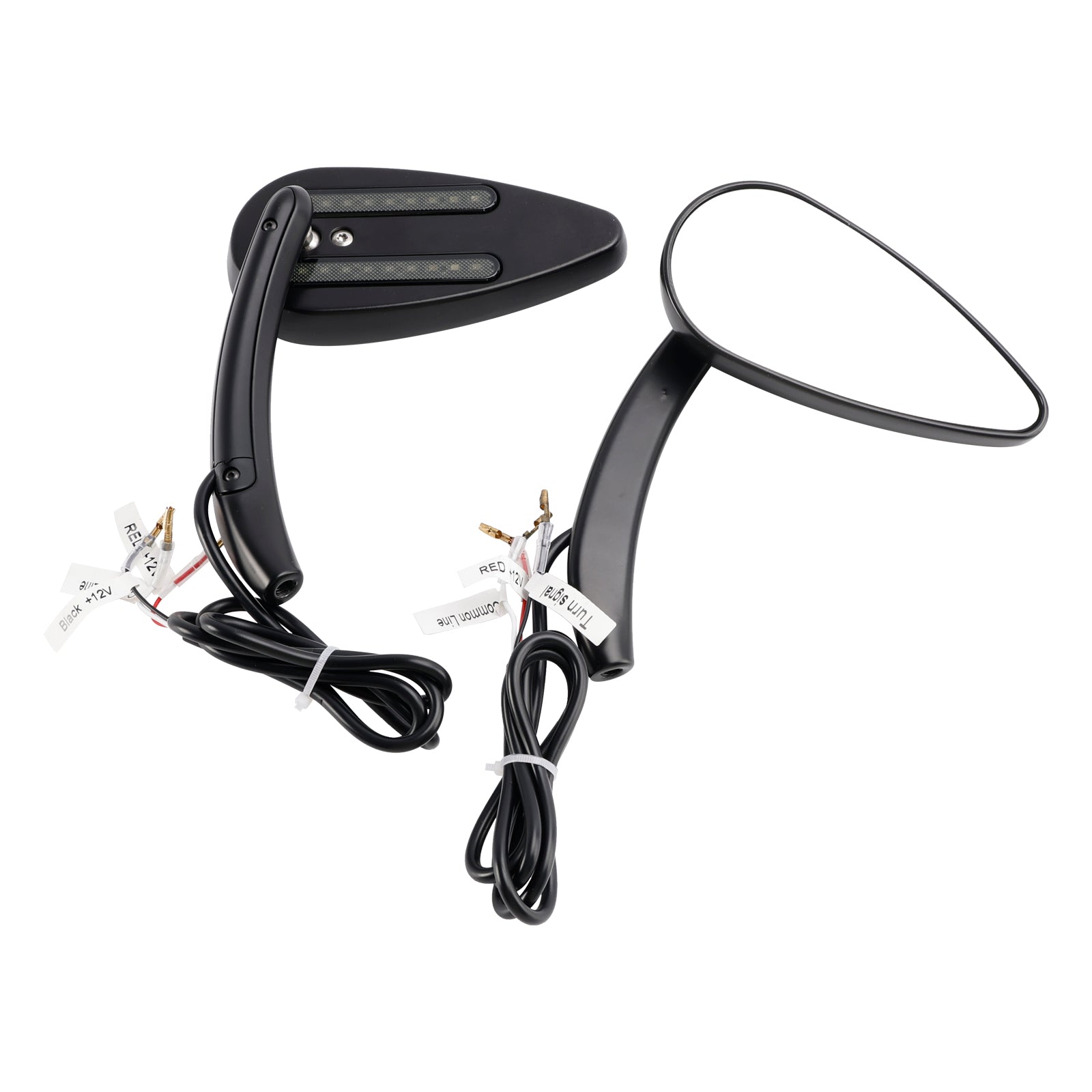 Črna LED ogledala po meri za Sportster 883,1200 (1990-2021)