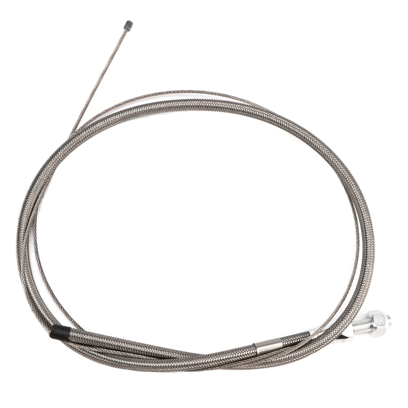 Pédale d'accélérateur universelle en aluminium pour hot rod de rue, câble d'accélérateur et ressort en acier inoxydable de 24 pouces