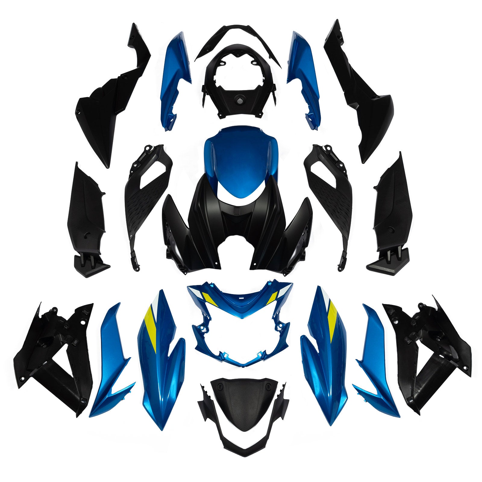 Plastic body kuipen geïnjecteerd voor Suzuki GSXS GSX-S 750 2017-2024