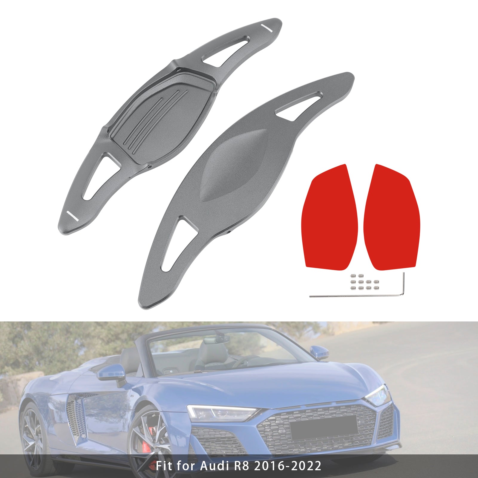 Razširitev volanskega obroča za spreminjanje hitrosti za Audi RS5 RS3 TT RS aluminij