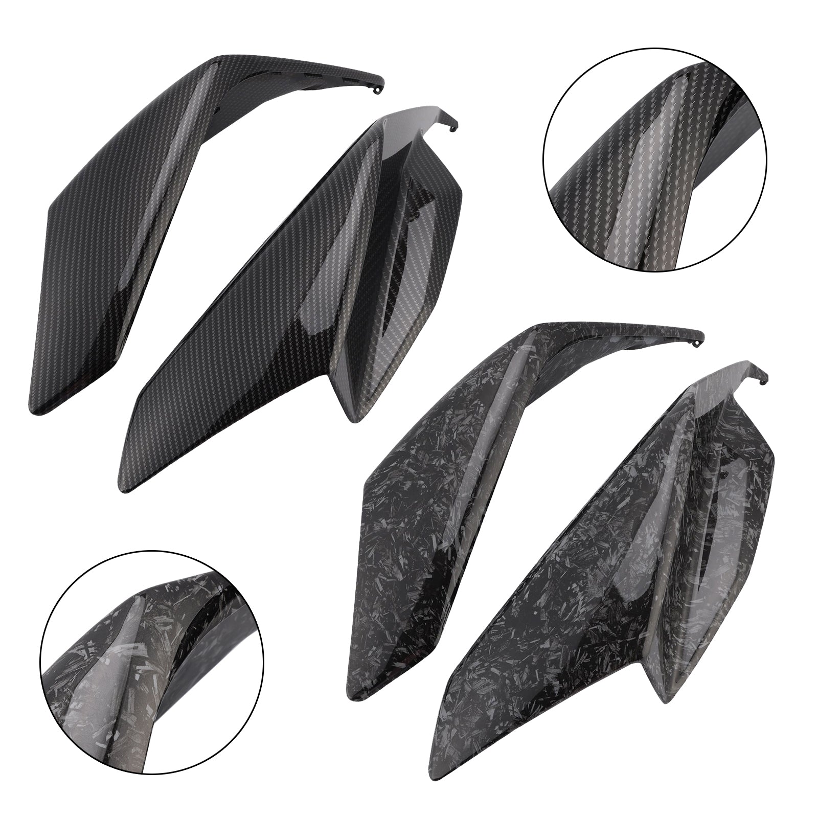 Kit de carénage latéral avec déflecteur d'air et spoiler pour Aprilia RSV4 2021-2024