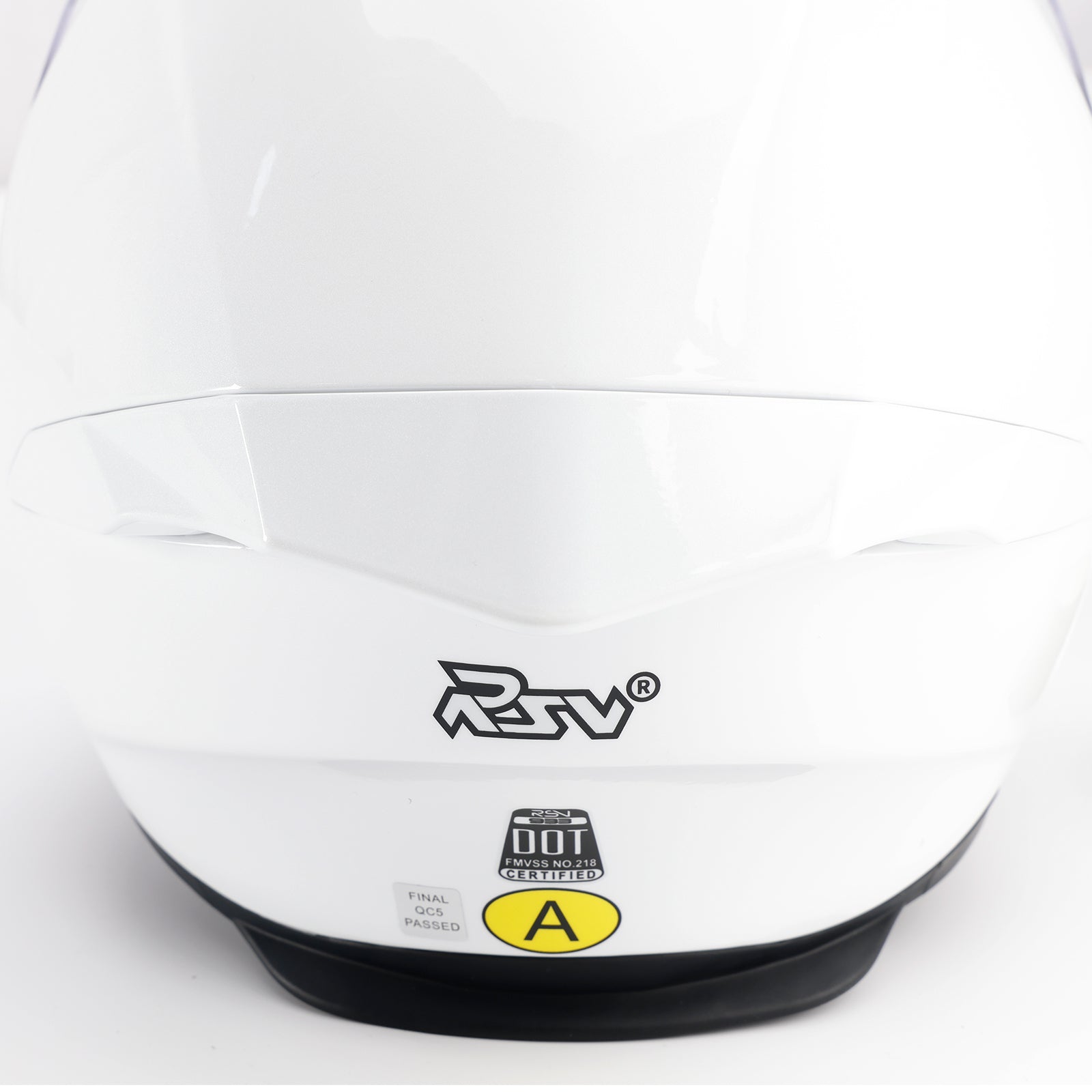 Piste koko moottoripyöräkypärä aikuisille, valkoinen