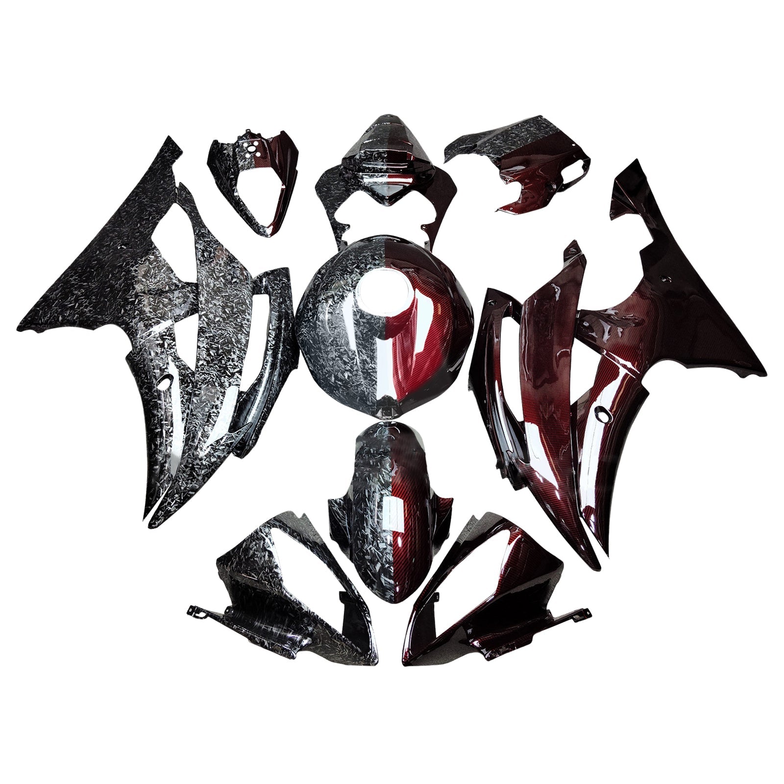 Zestaw owiewek z wtryskiem tworzywa ABS do Yamaha YZFR6 YZF-R6 2008-2016