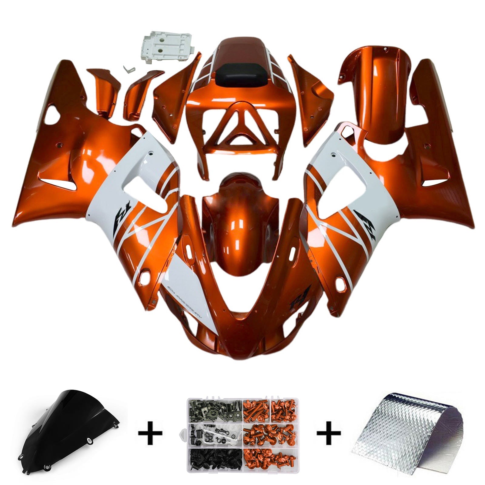 Kit carenatura iniezione Yamaha YZF-R1 1998-1999 Carrozzeria in plastica ABS