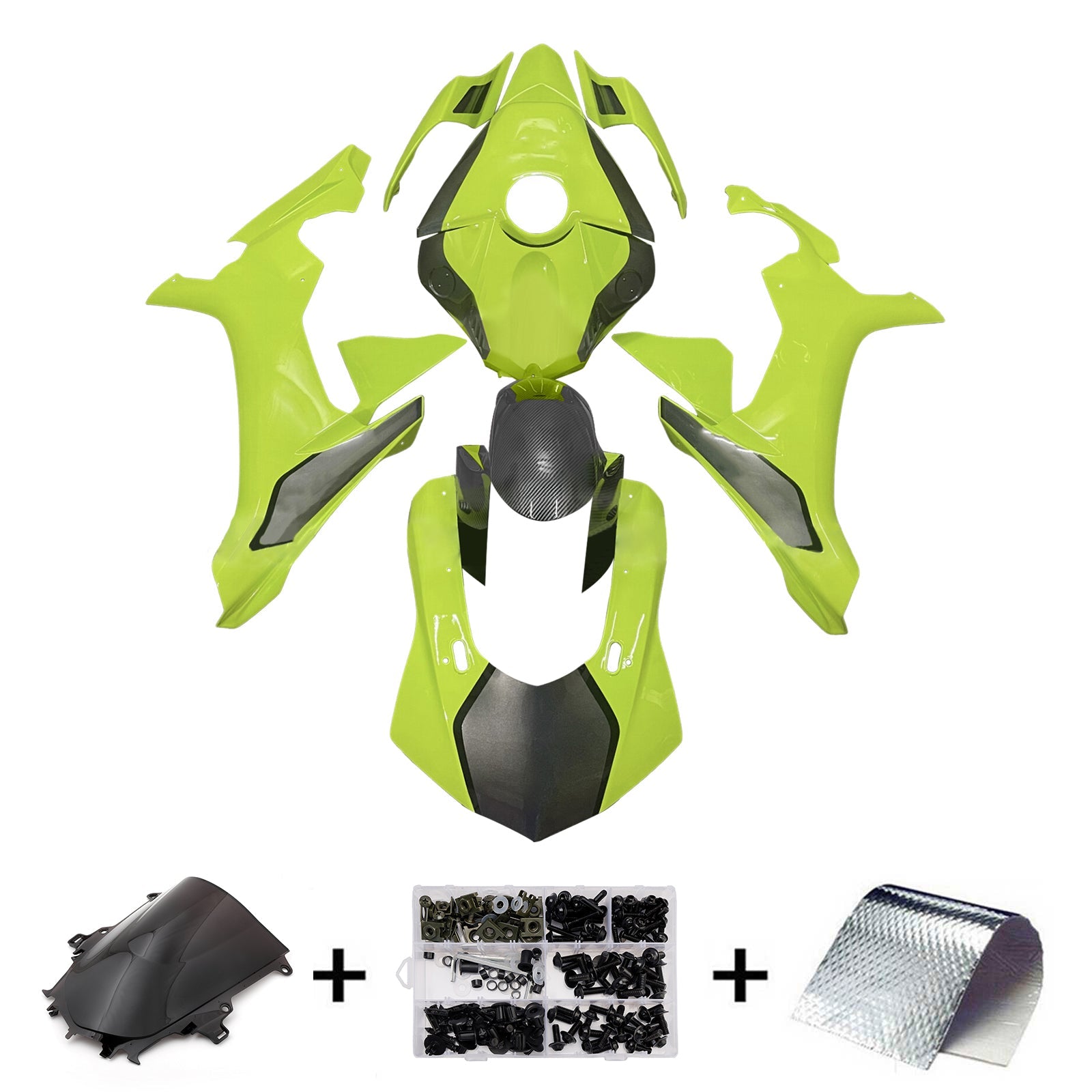 Kit de carenado inyectado de plástico ABS para Yamaha YZFR1 YZF-R1 2015-2019