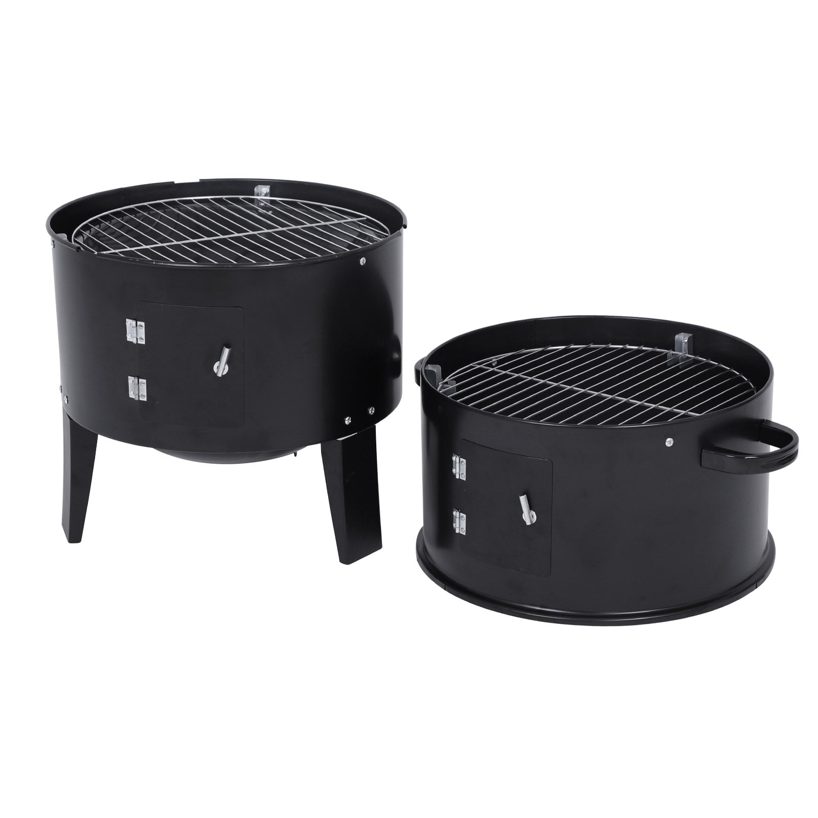 Barbacoa Ahumadora Vertical Desmontable 3 en 1 – Gran Capacidad