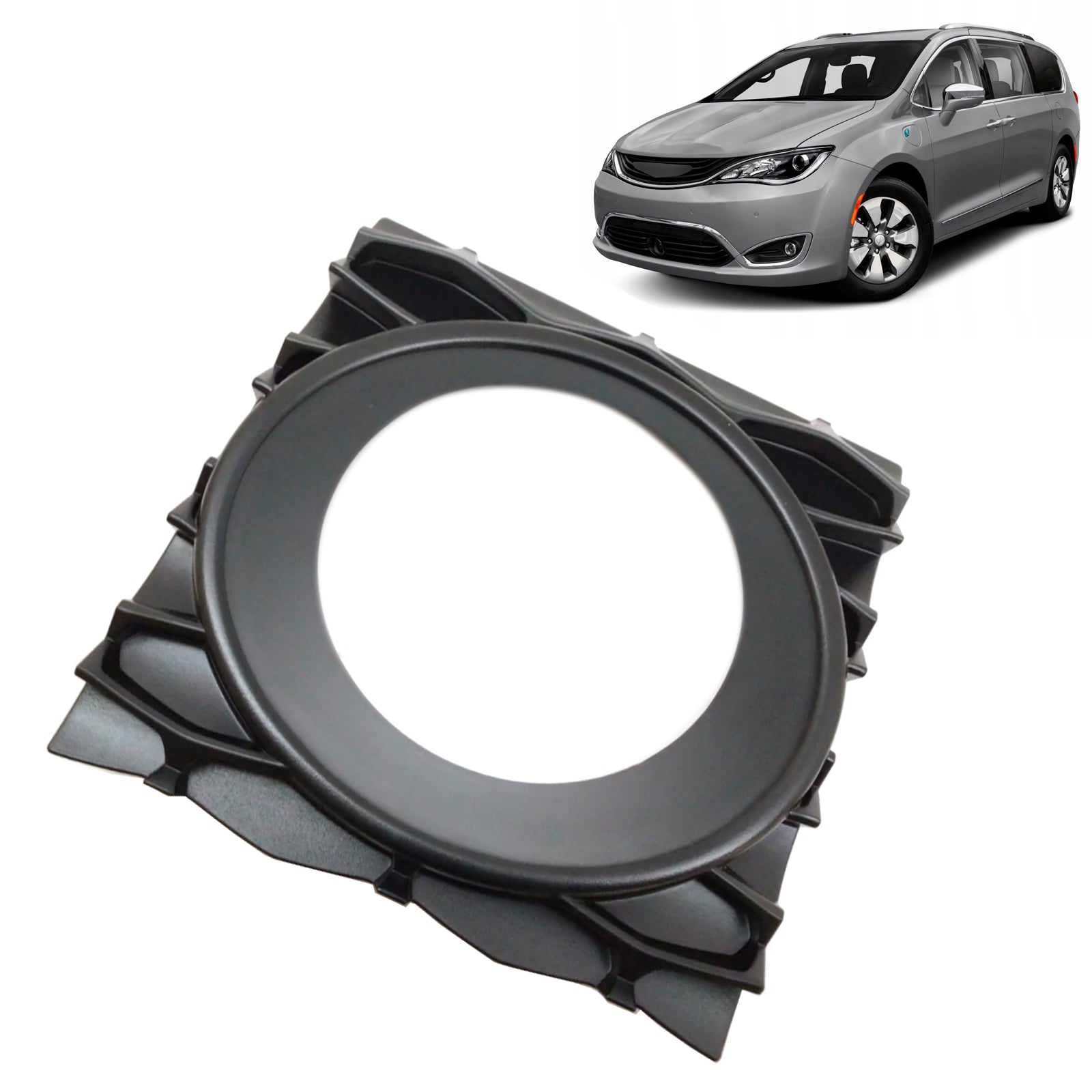Couvercle de lunette de régulateur de vitesse adaptatif noir 68432233AA pour Chrysler 2017-2020