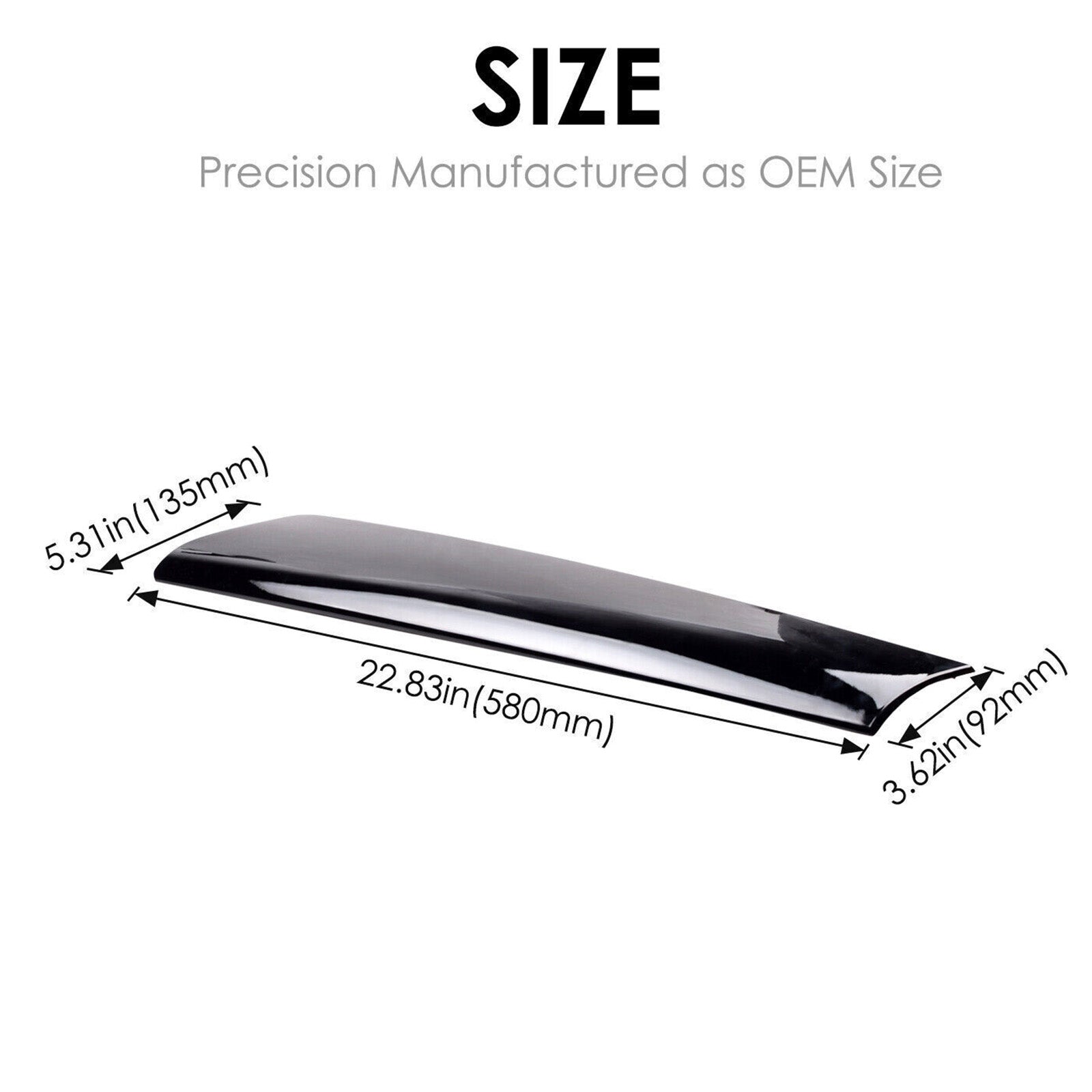 Gauche+Droite Front Windshield Post Trim 51137128157 58 Pour Mini Cooper R50 R52