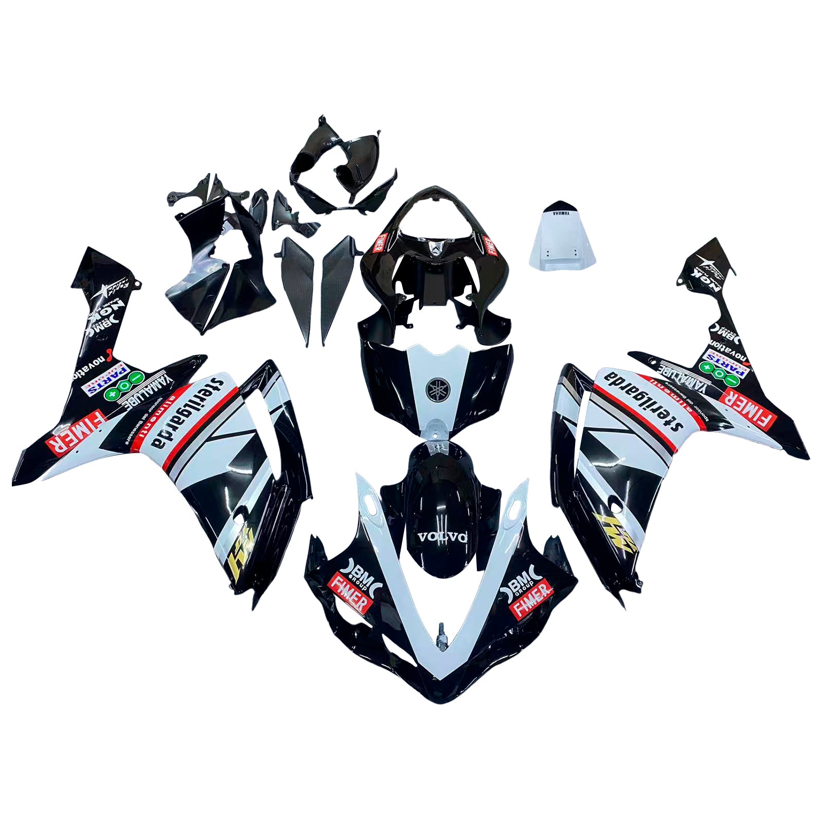Injectie kuipkit, ABS Plastic carrosserie voor Yamaha YZF 1000 R1 2007-2008