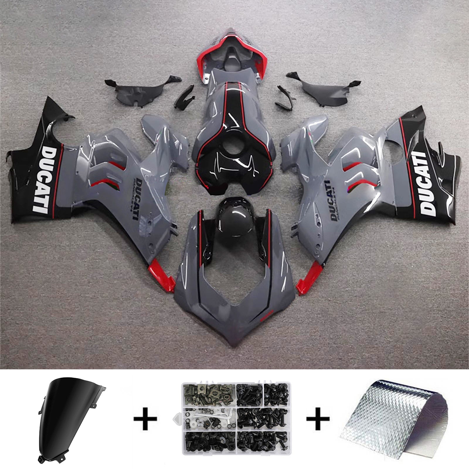 Kit de carénage par injection pour Ducati Panigale V4/V4S 2020-2021 2019-2022 V4SP/V4R