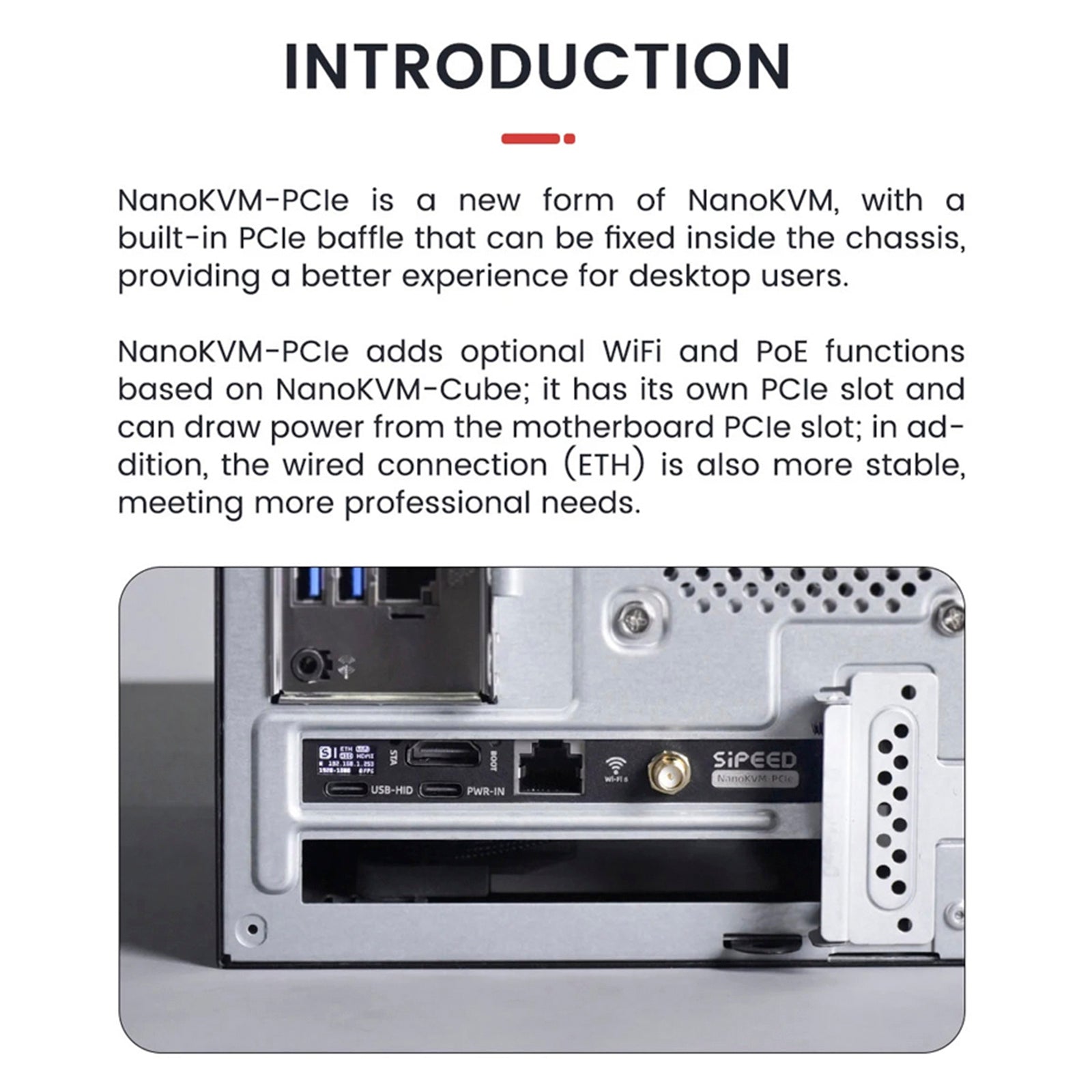 Serveur de contrôle à distance Sipeed NanoKVM-PCIe Installation du bureau à distance RISC-VPiKVM
