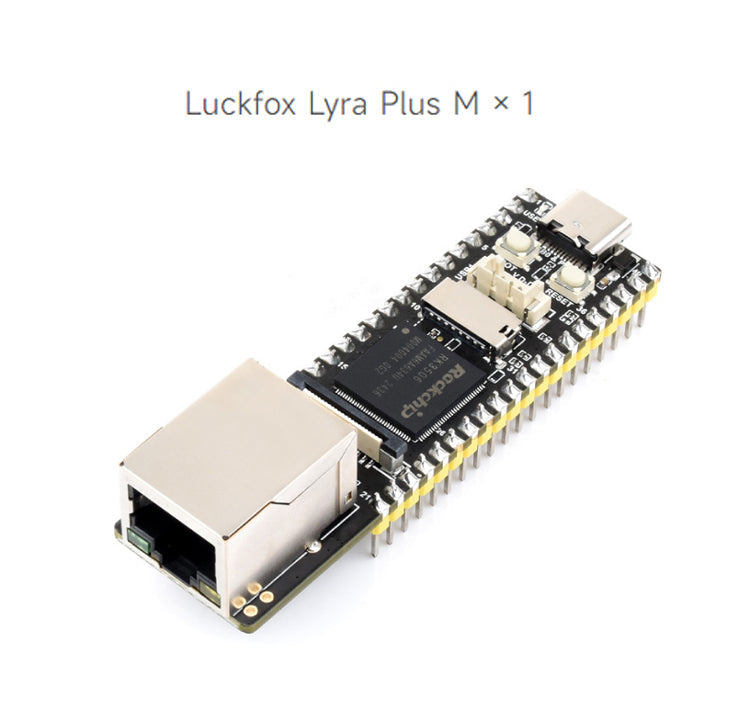 Linux Luckfox Lyra Plus Development Card, PUCE RK3506G2, RJ45 128 MB Port Network Port