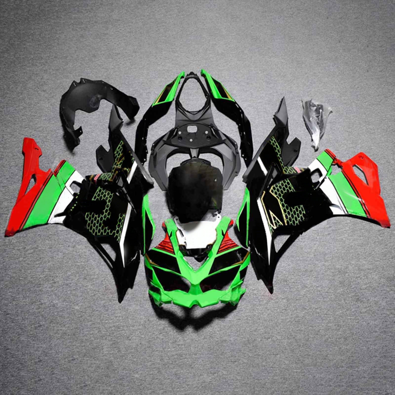 Kit de carénage injecté pour Kawasaki Ninja ZX-25R ZX-4R ZX-4RR 2019-2026