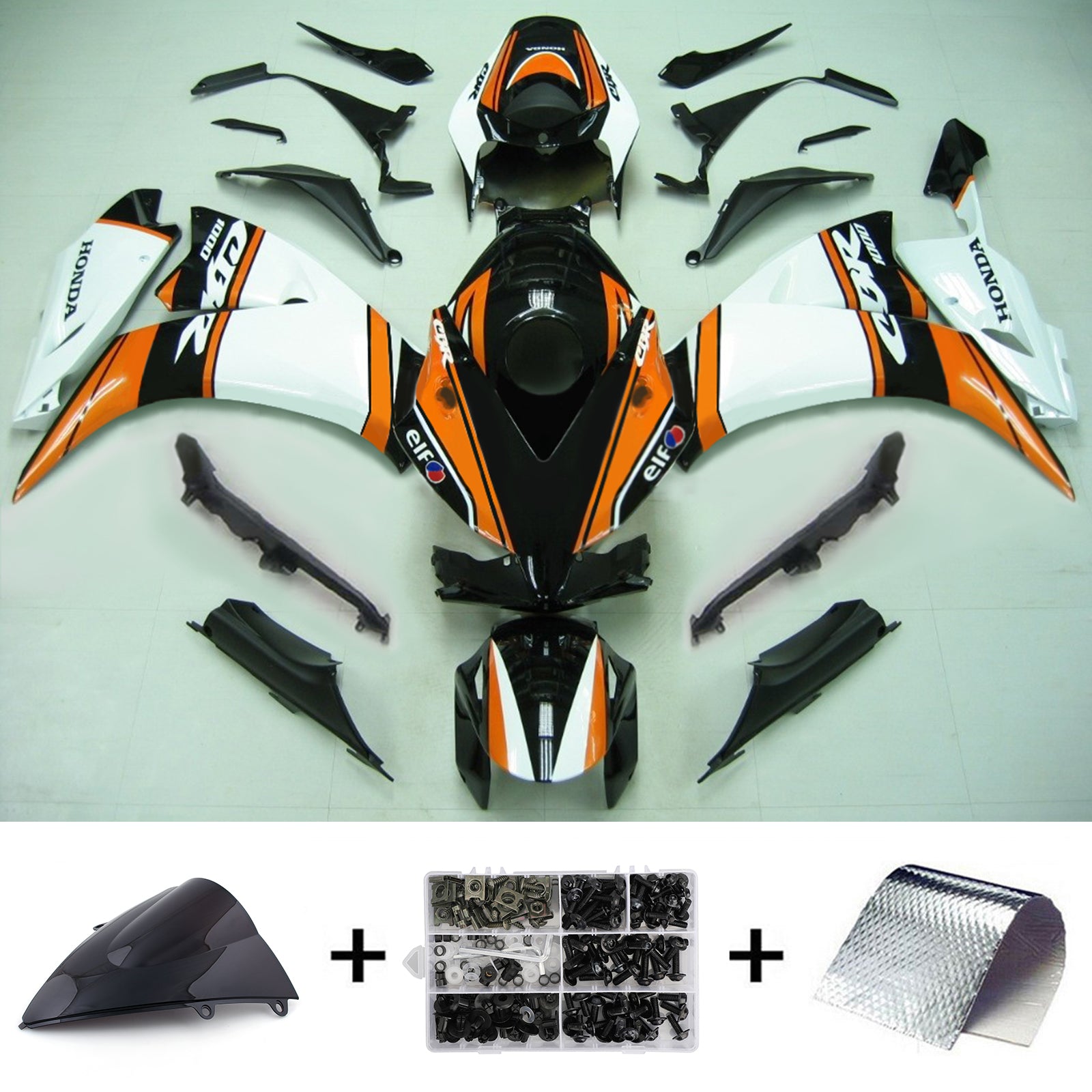 Injectie kuip kit carrosserie plastic buikspieren voor Honda CBR1000RR 2012-2016
