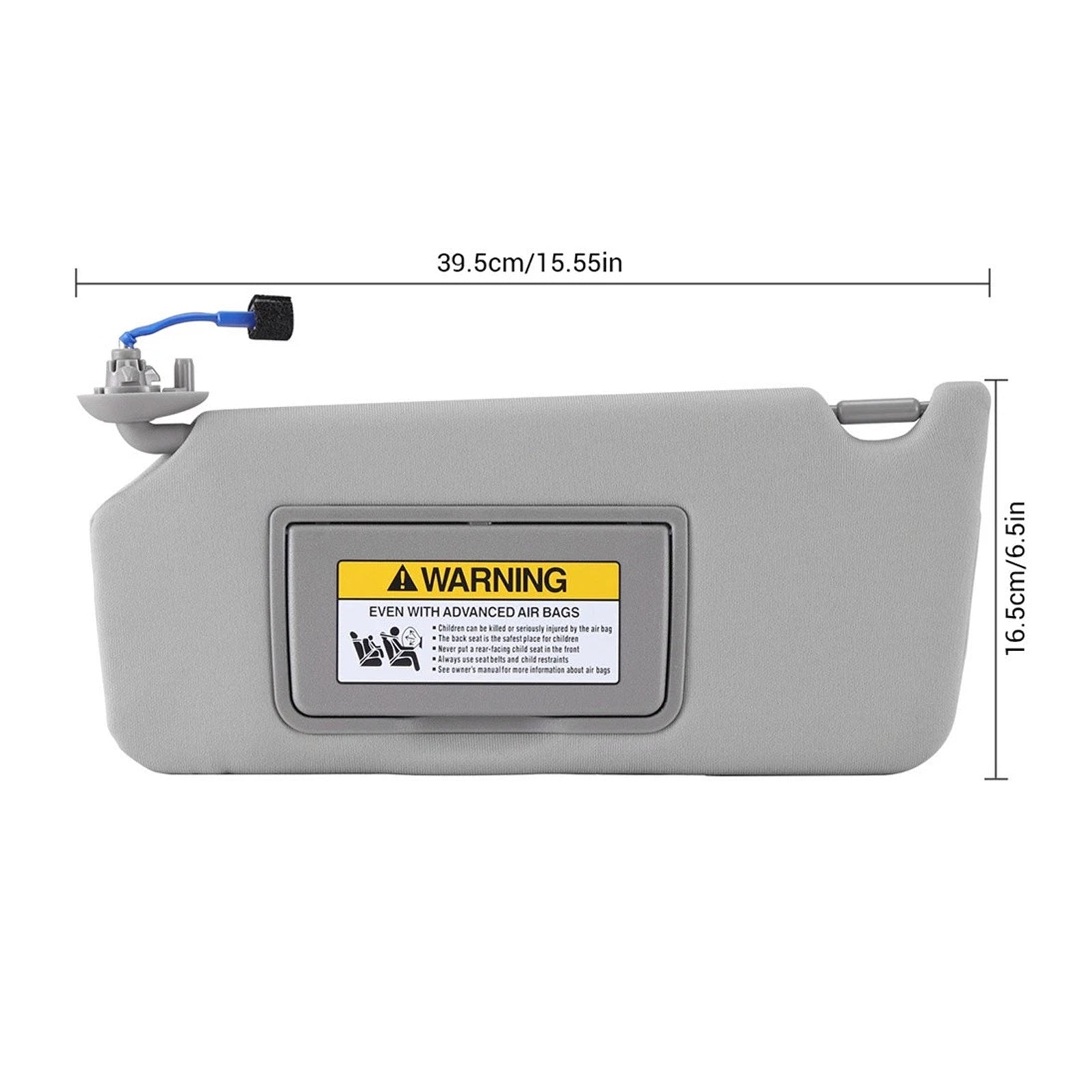 Paire de pare-soleil gris 83280TA5A51ZA pour Honda Accord 2008-2017