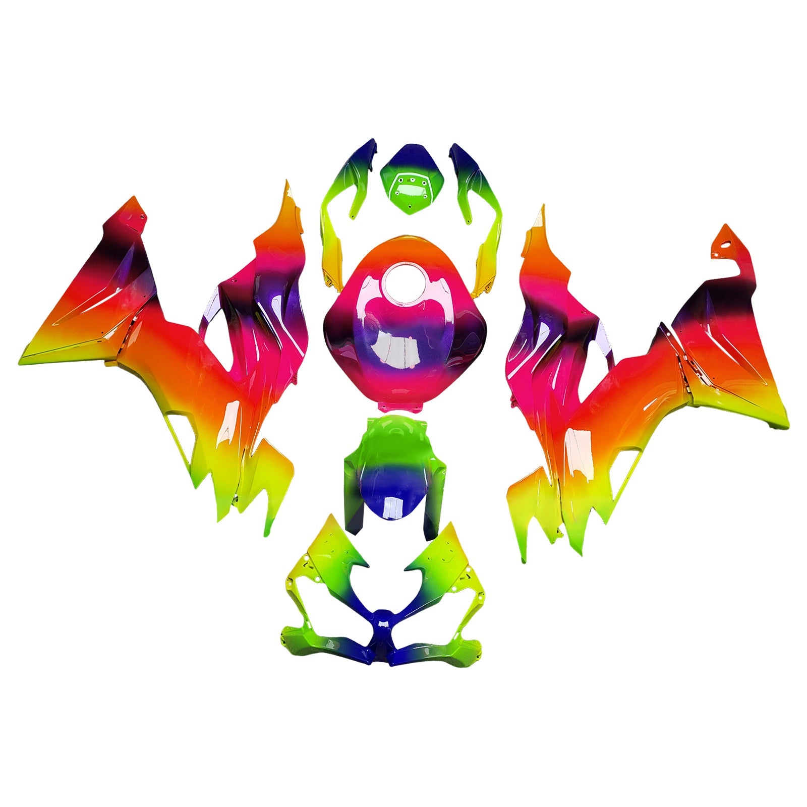 Injekcijski komplet, plastično telo ABS za Kawasaki ZX6R 2019-2023