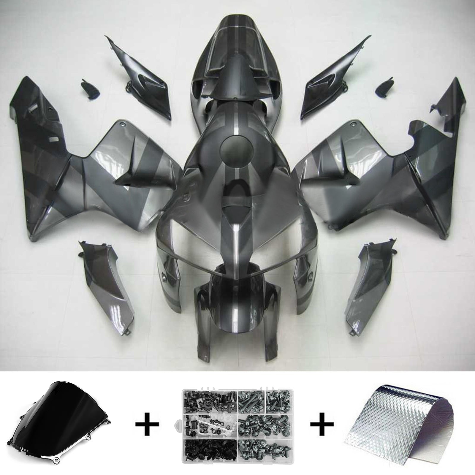 Kit de carénage par injection, carrosserie en plastique ABS pour Honda CBR600RR 2005-2006 F5