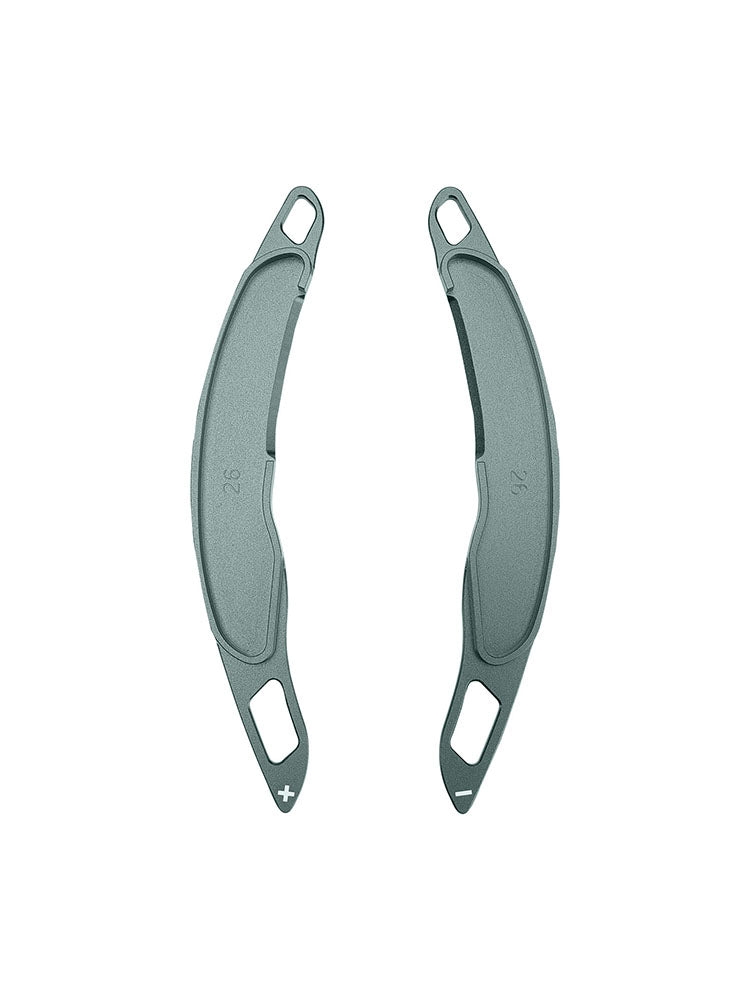 Stuurschakelpaddles voor Mitsubishi ASX 2013-2015, aluminiumgrijs