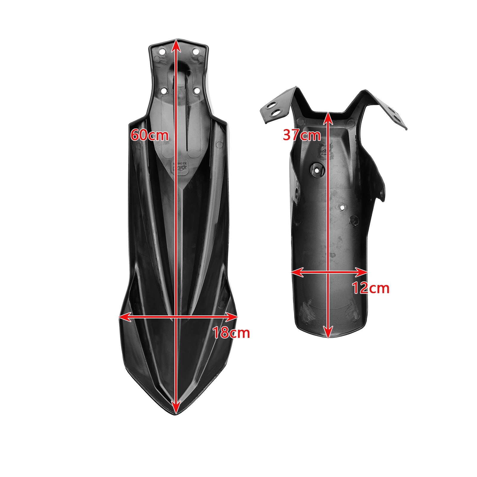 Wysokie przednie błoto dla Yamaha Tenere 700 2019-2024